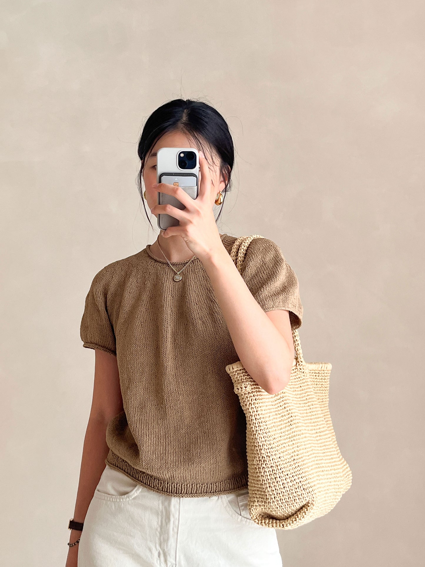 [PDF] Arclinen Walnut Top-Down Tee (ENGLISH)