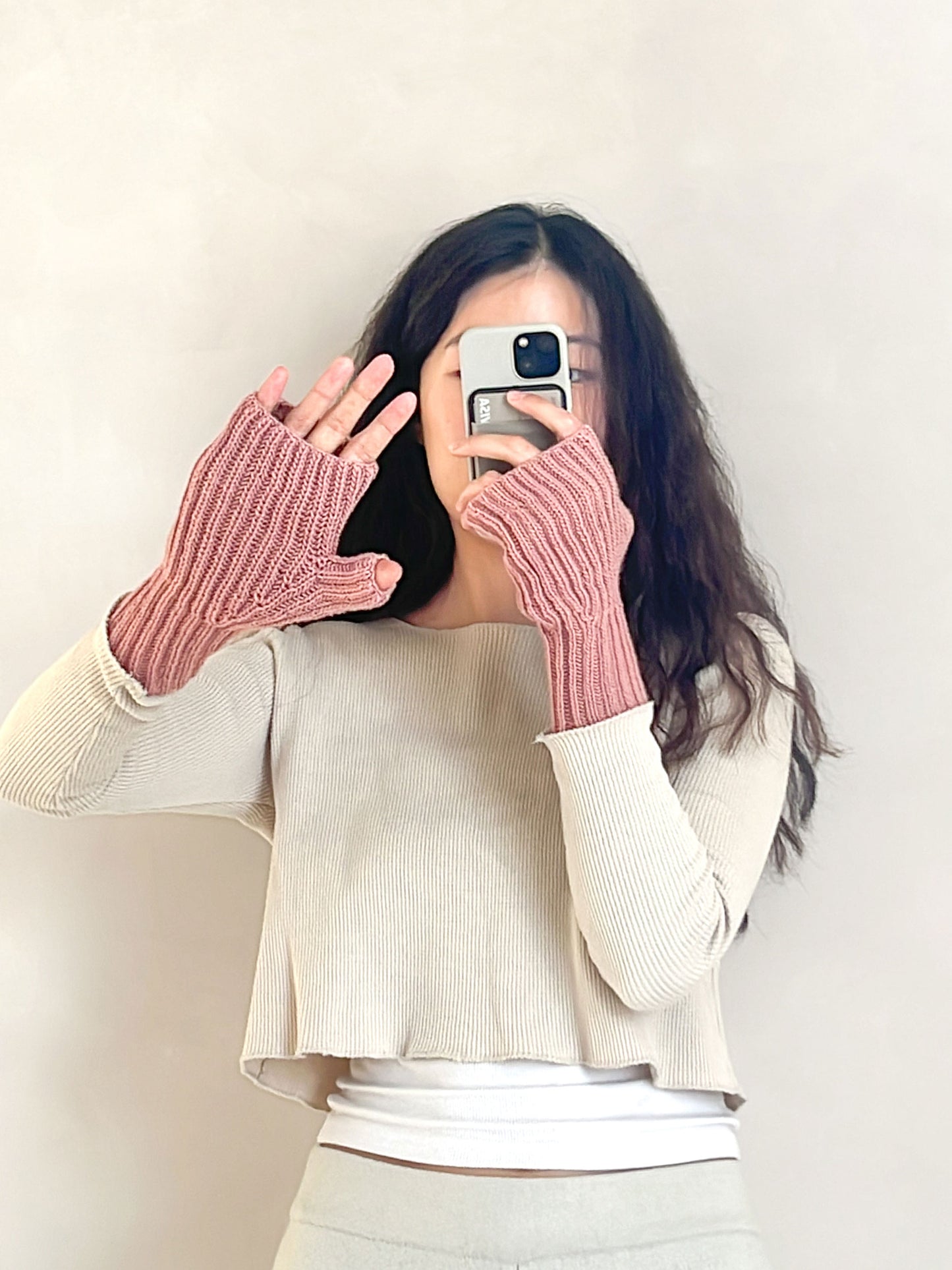 [PDF 도안] 새틴 메리노 울 브리오쉬 핸드워머 (KOREAN)