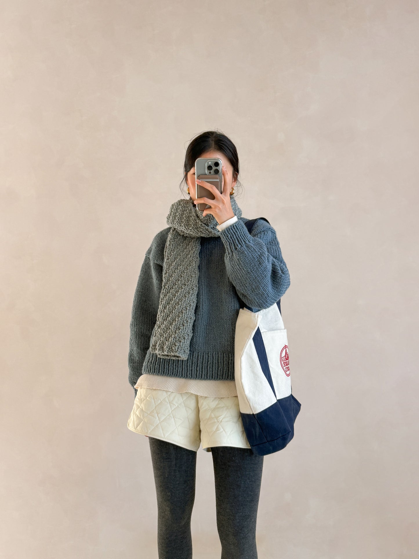 [PDF 도안] 테디울30 헤링본 목도리 (KOREAN)