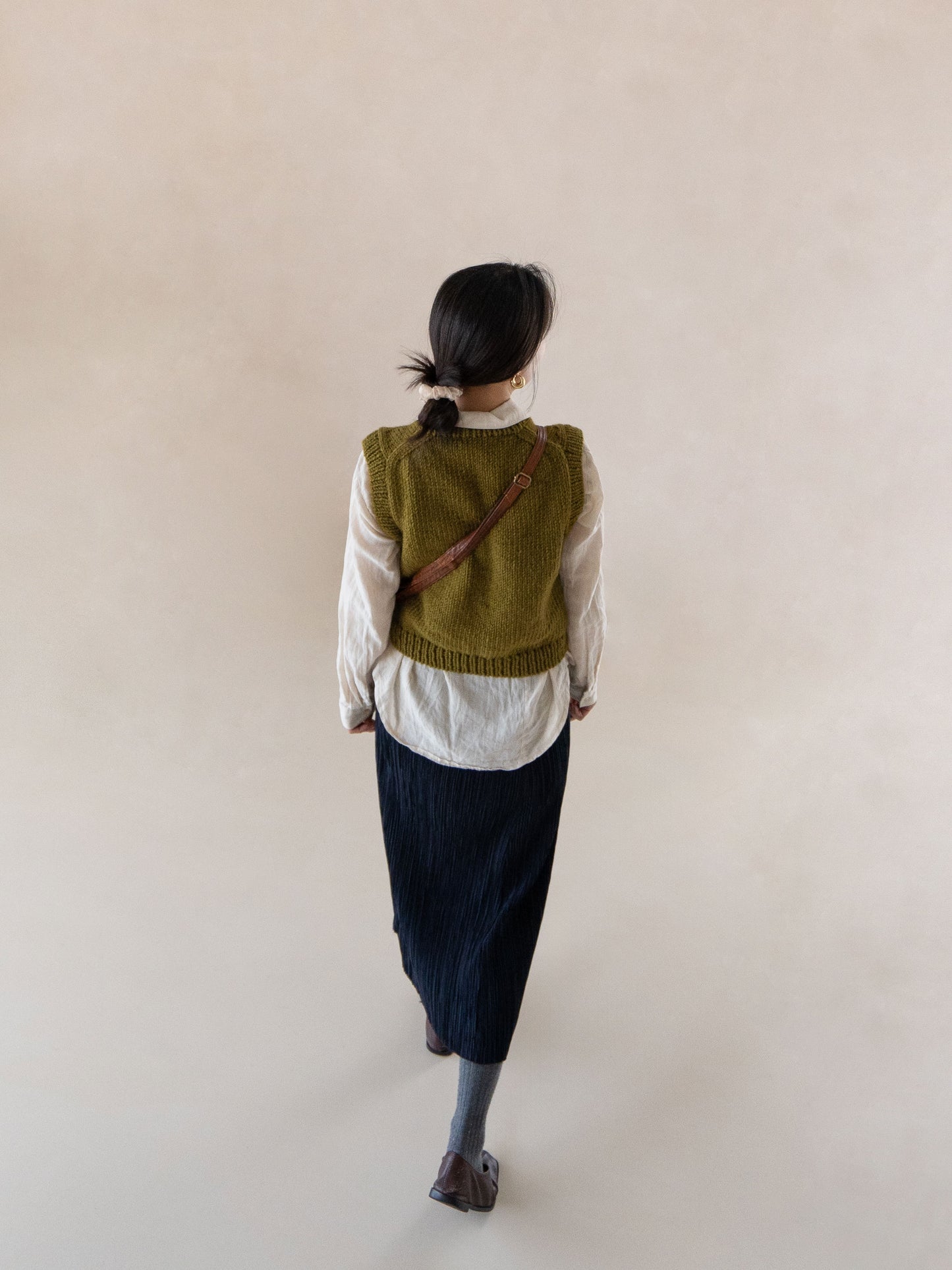 [PDF] New Teddywool Top-down Round-neck Vest (ENGLISH)