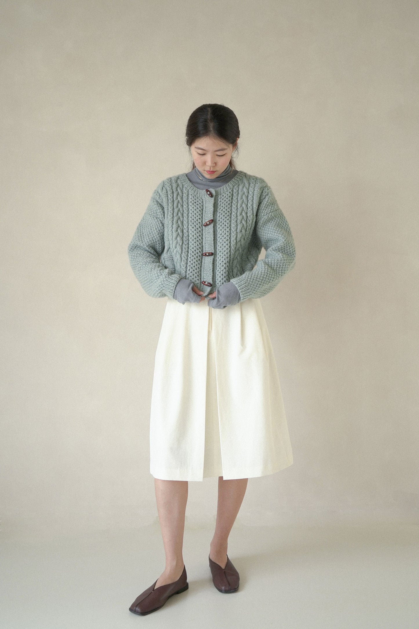 [PDF] Fairy Peanut Cable Cardigan (ENGLISH)