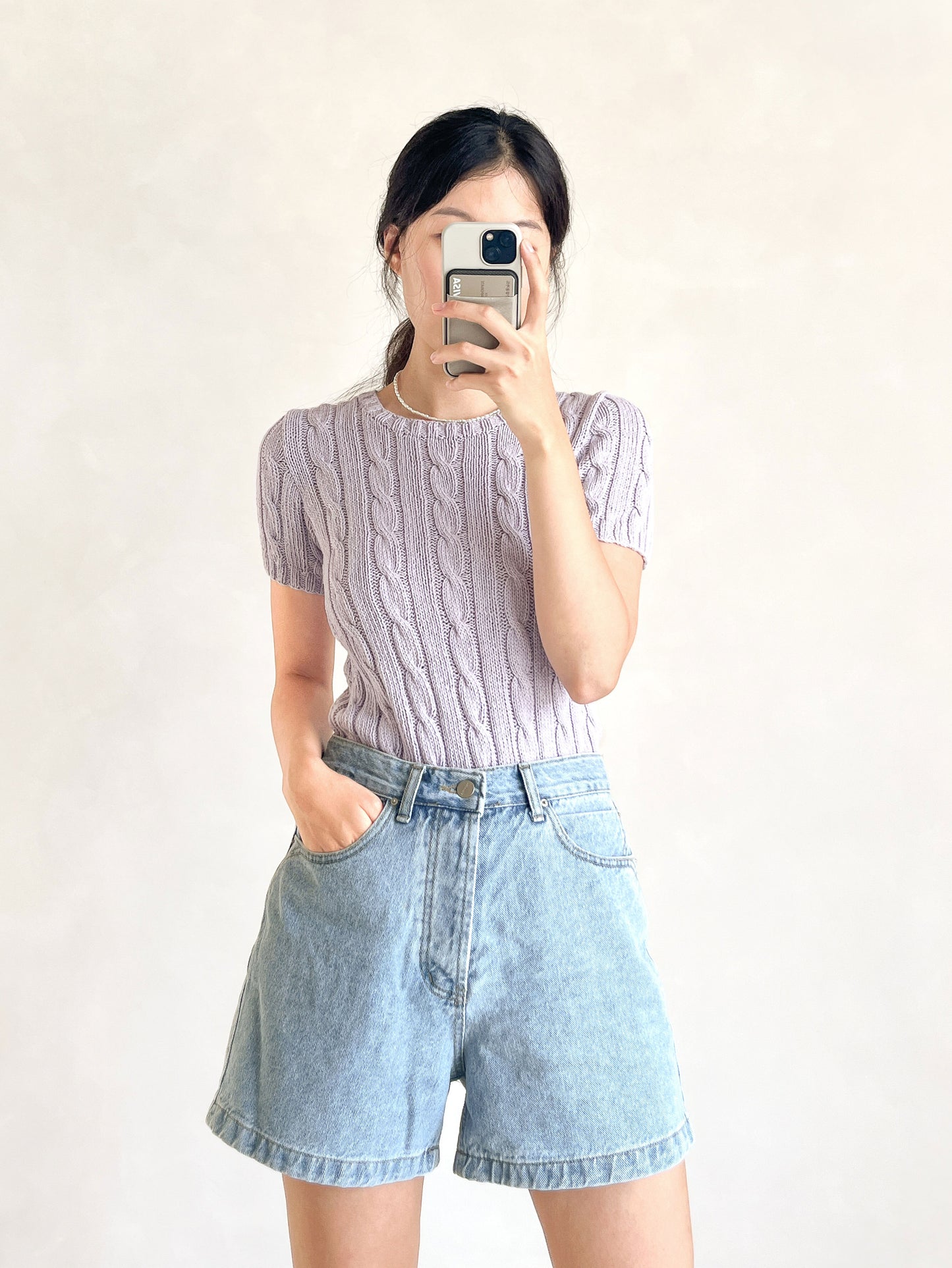 [PDF] Vegetable Cable Short-Sleeve Bottom-up Sweater (ENGLISH)