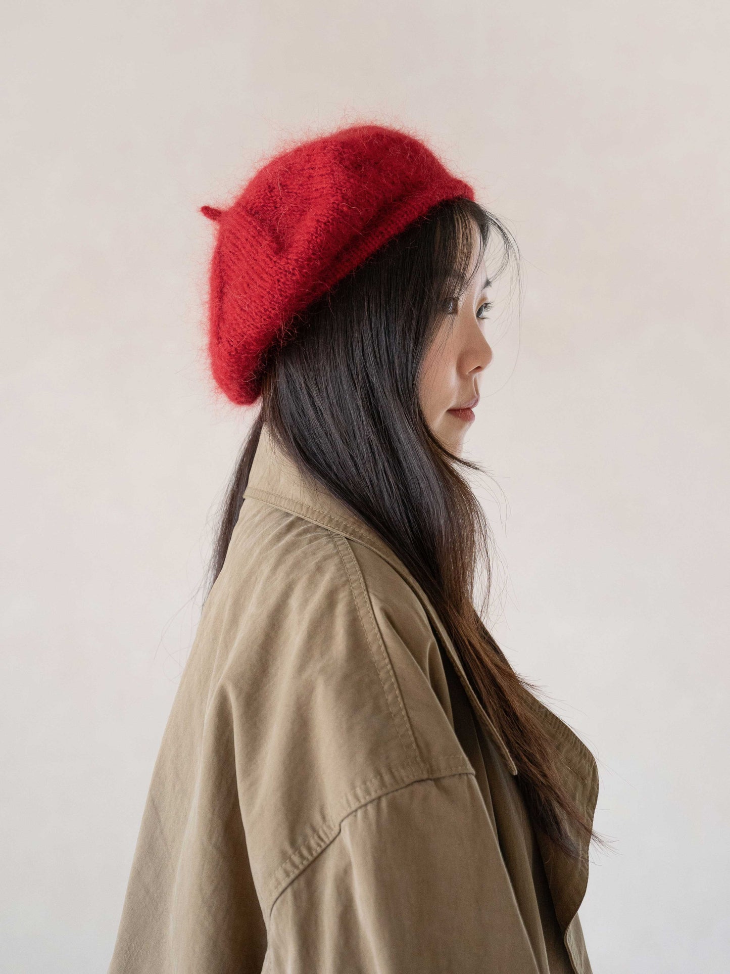 [PDF] Mohair Trendy French Beret (ENGLISH)
