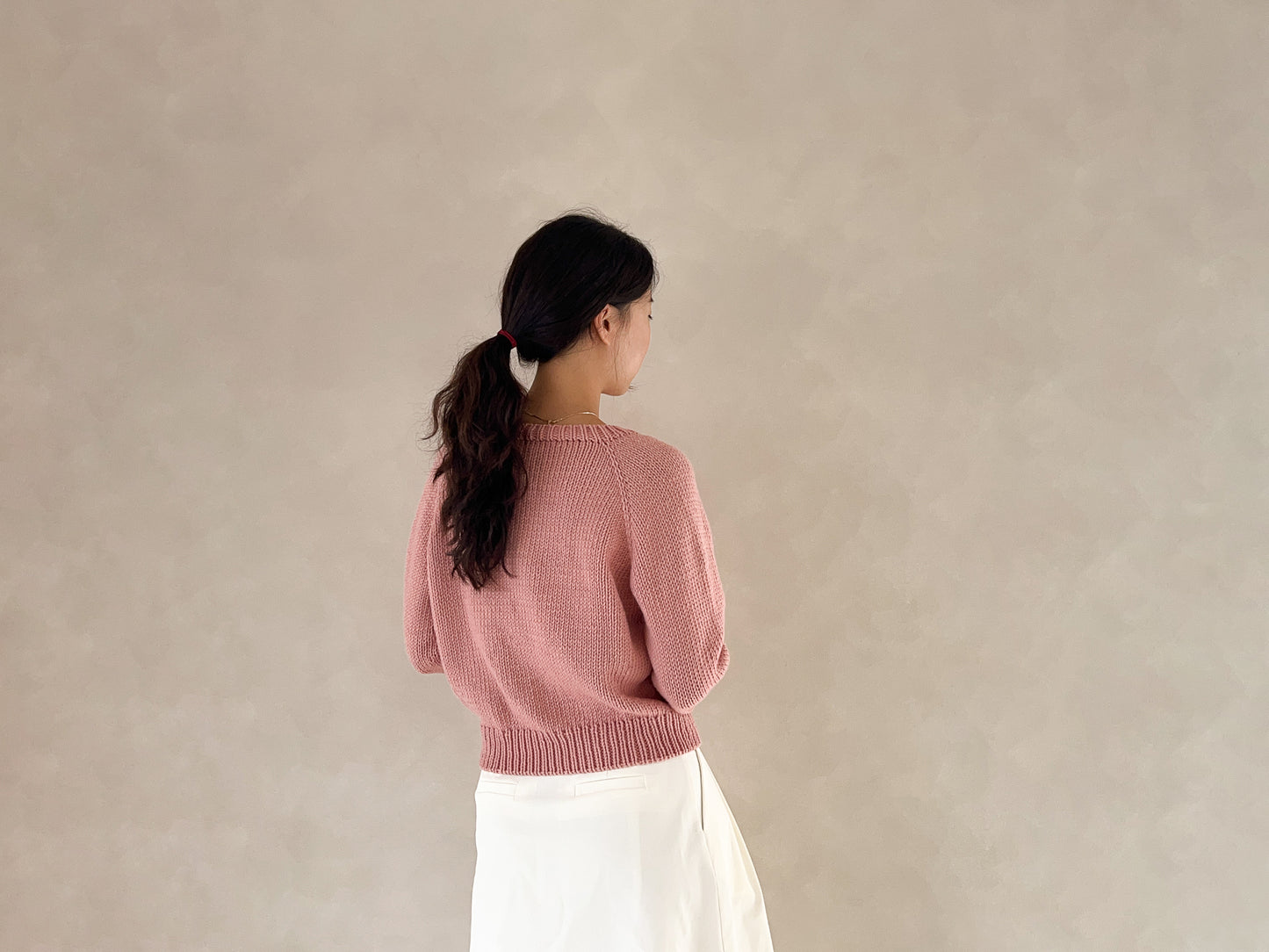 [PDF] Seven Easy Round Neck Top-down Cardigan (ENGLISH)