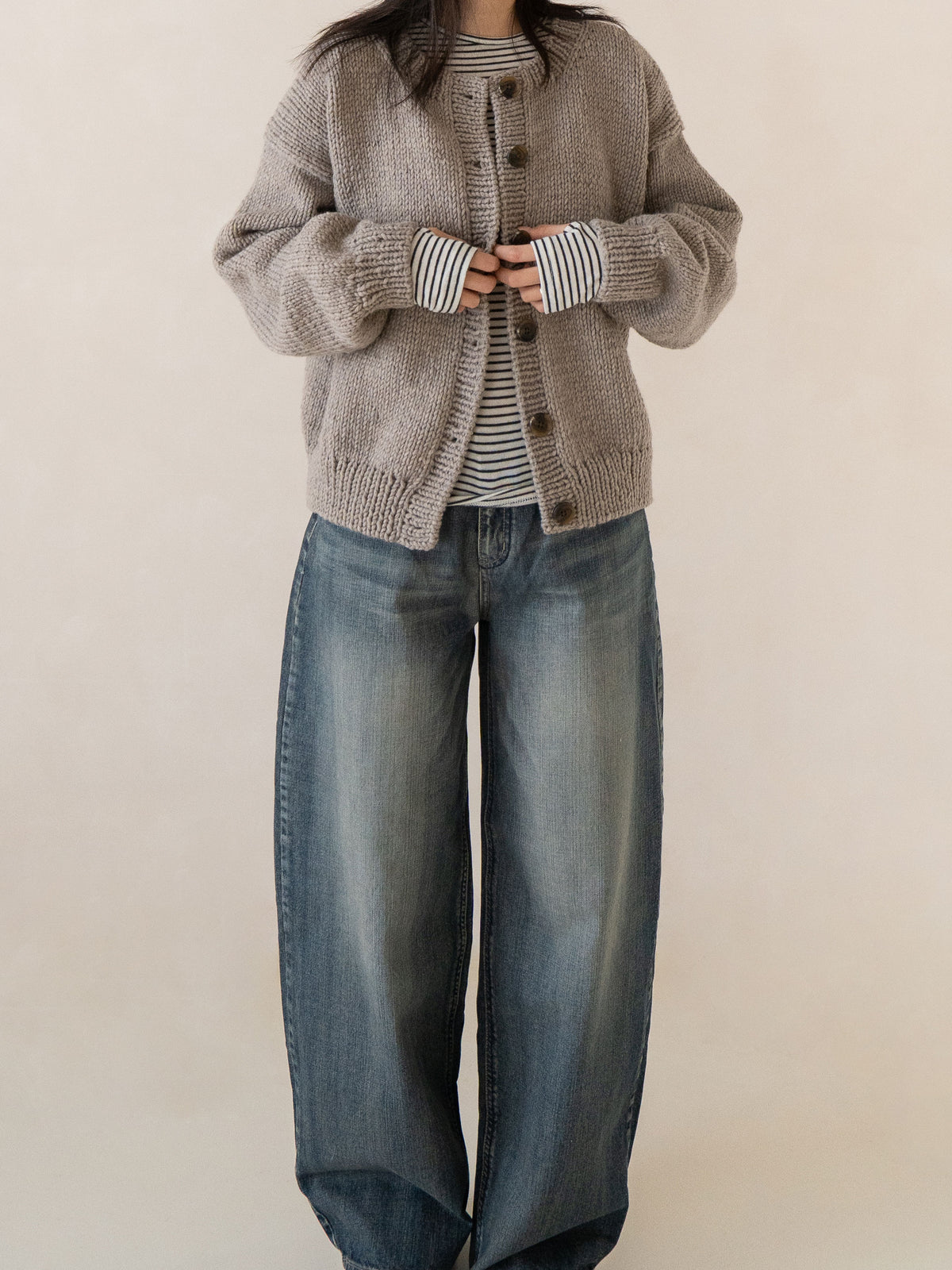 [PDF] Teddy Wool 30 Semi Drop-Shoulder Cardigan (ENGLISH)