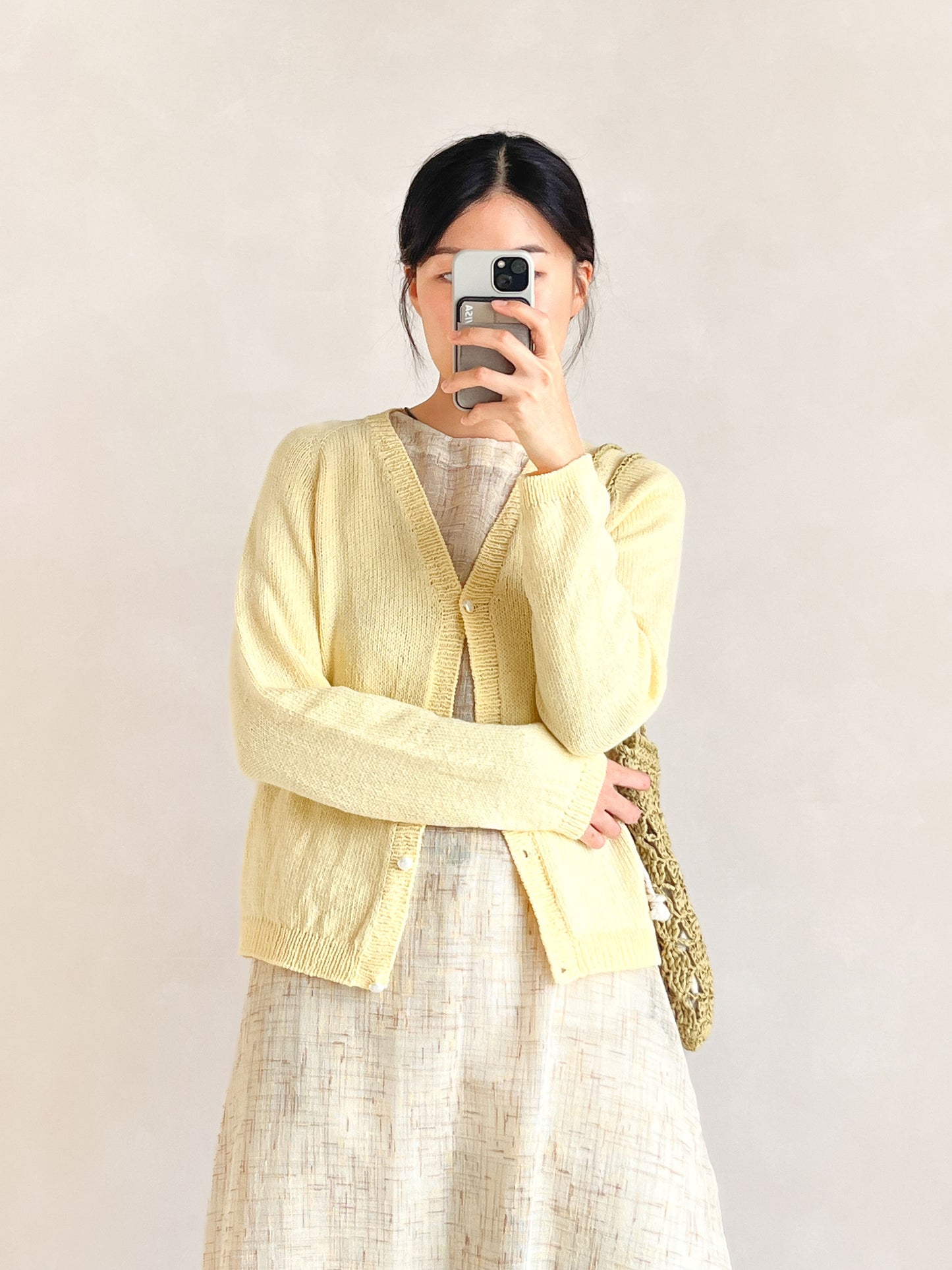 [PDF] Vegetable V-neck Cardigan (ENGLISH)