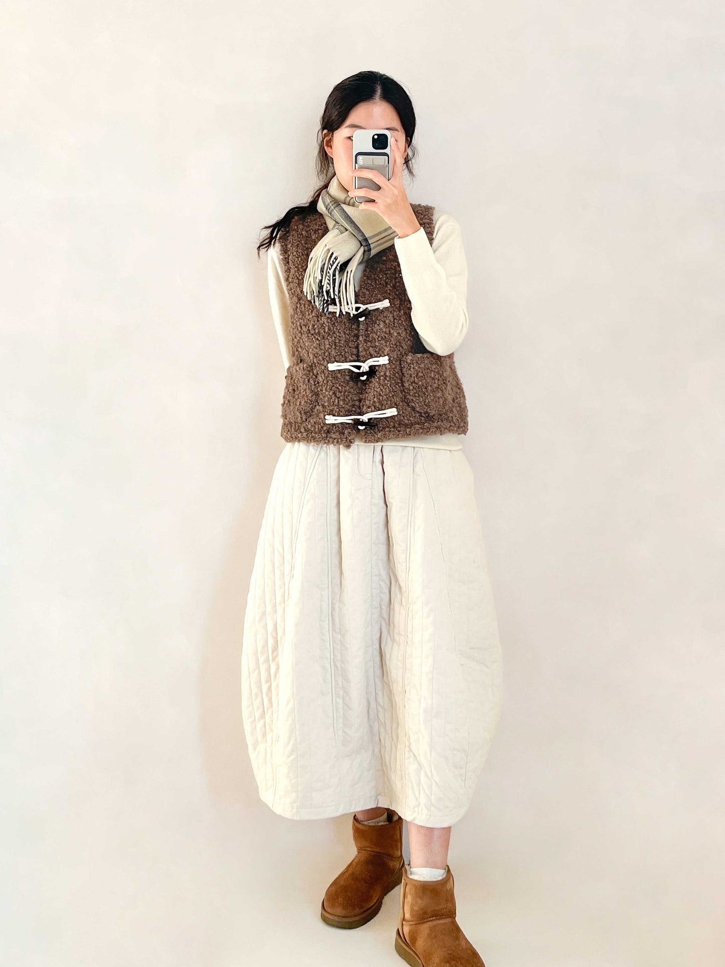 [PDF] Highland Alpaca Boucle Duffle Vest (ENGLISH)