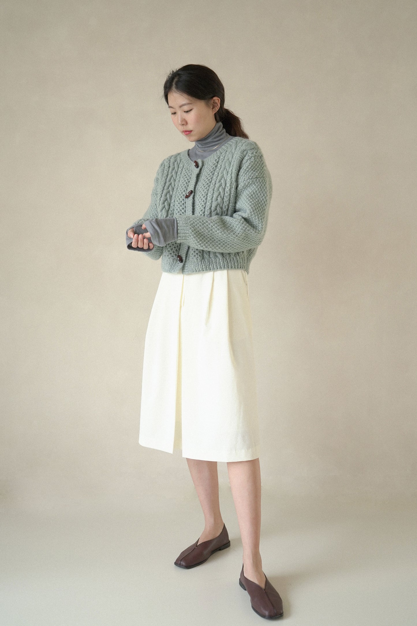 [PDF] Fairy Peanut Cable Cardigan (ENGLISH)