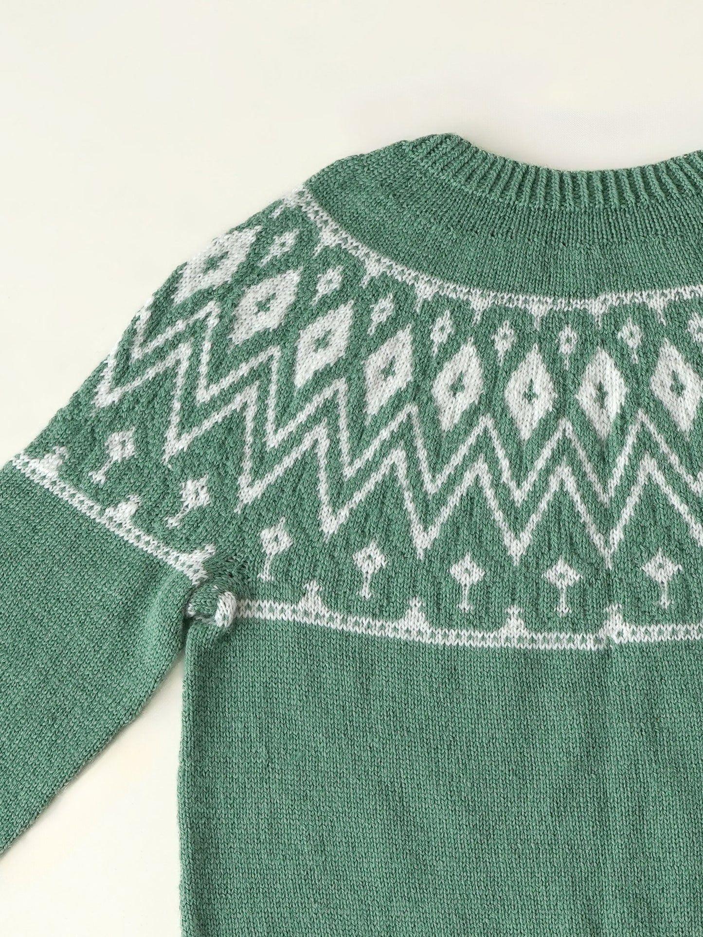 [PDF] Merino Blend Colorwork Top-down Sweater (ENGLISH)