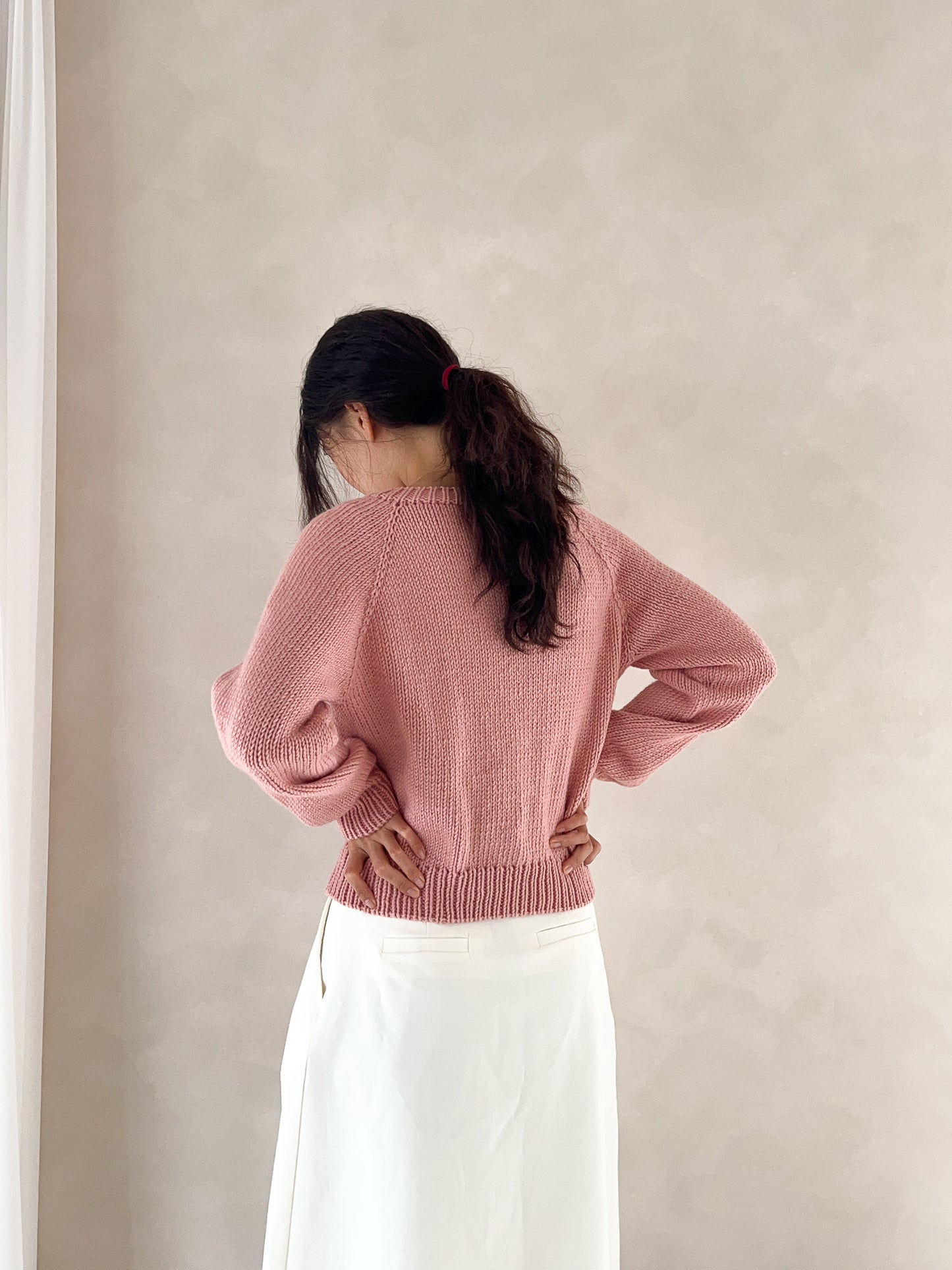 [PDF] Seven Easy Round Neck Top-down Cardigan (ENGLISH)