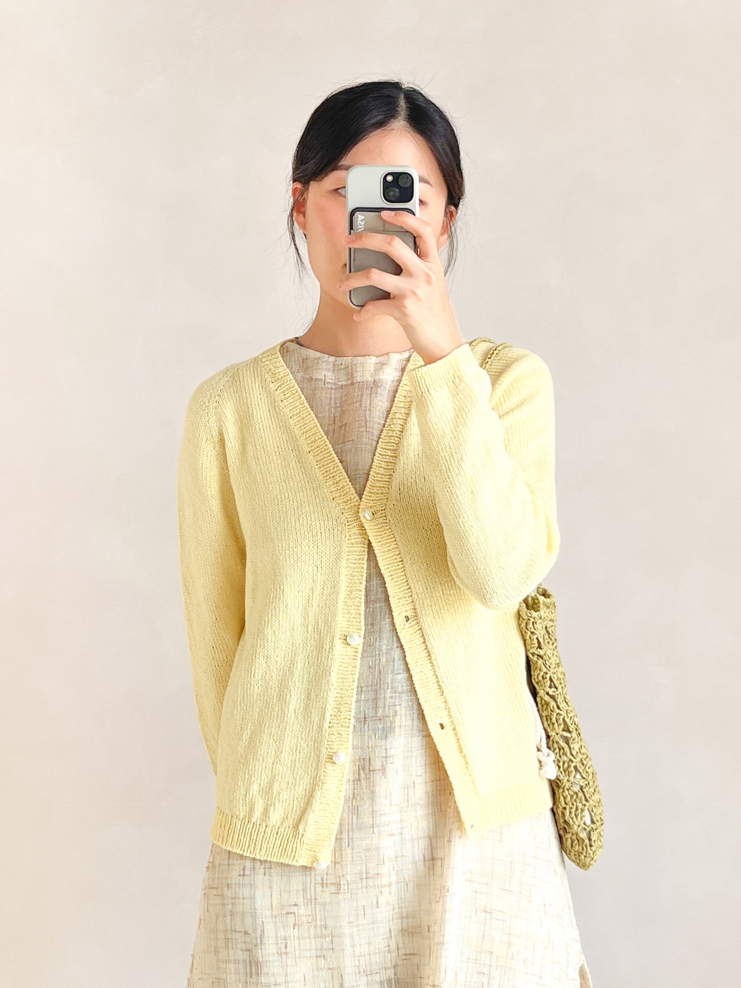 [PDF] Vegetable V-neck Cardigan (ENGLISH)