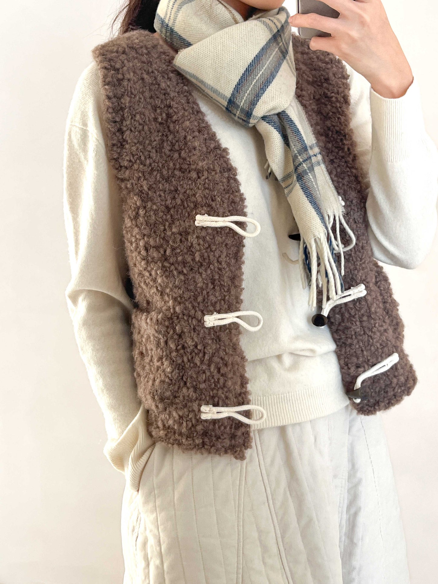[PDF] Highland Alpaca Boucle Duffle Vest (ENGLISH)