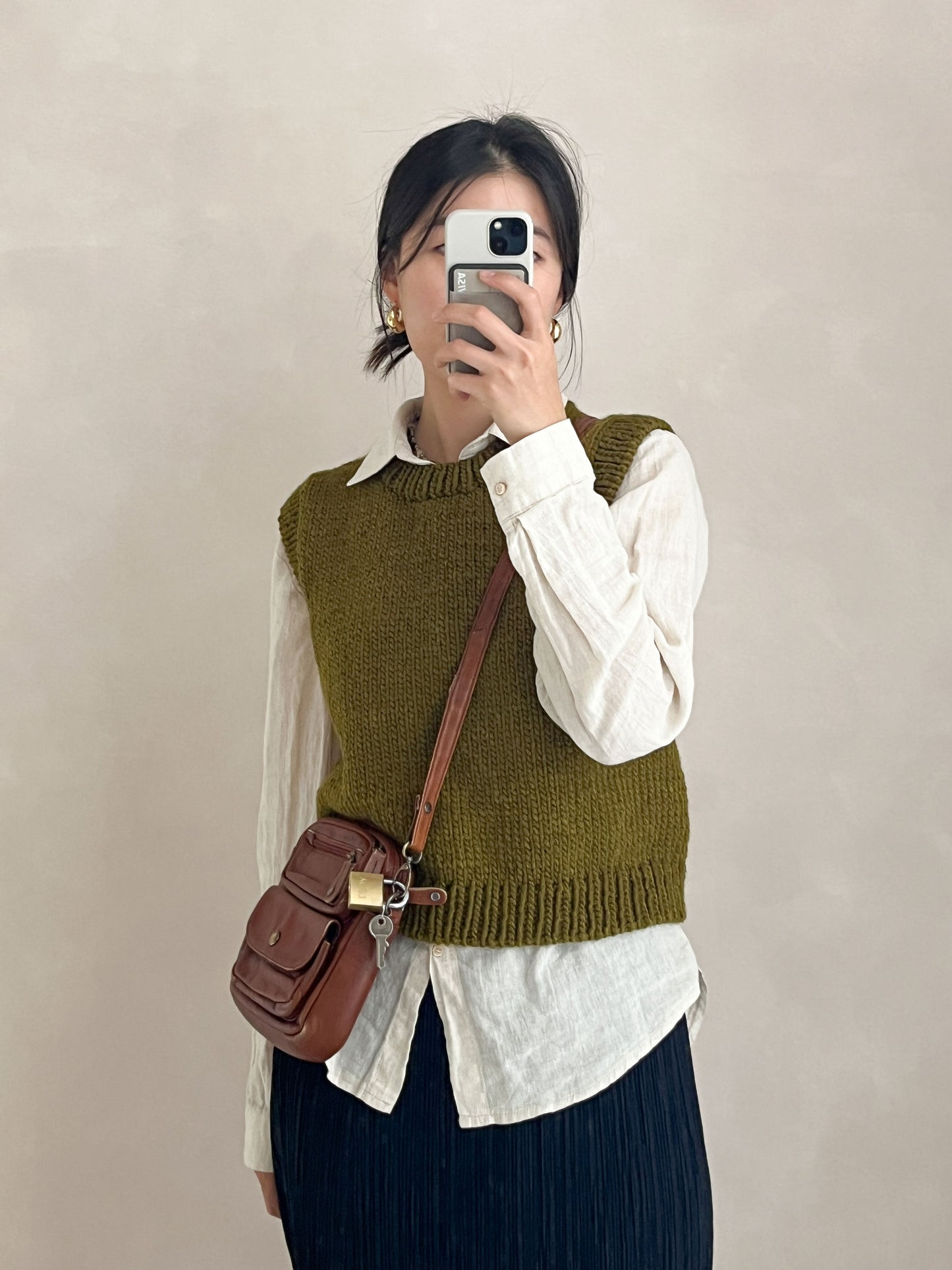 [PDF] New Teddywool Top-down Round-neck Vest (ENGLISH)