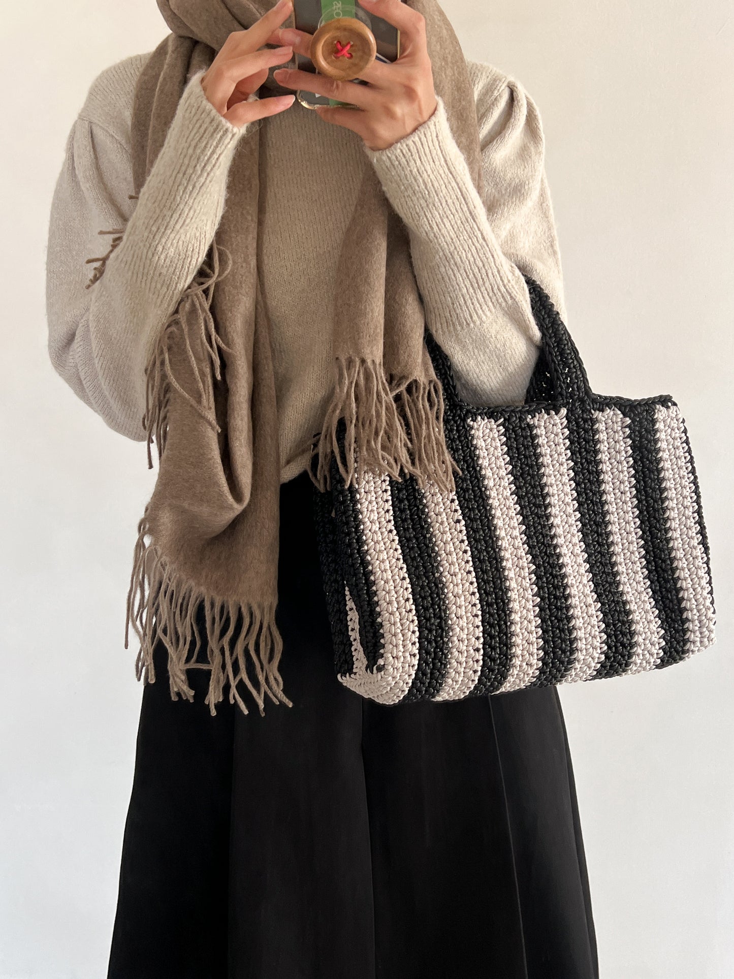 [PDF] I'm Not Leather Striped Bag (ENGLISH)
