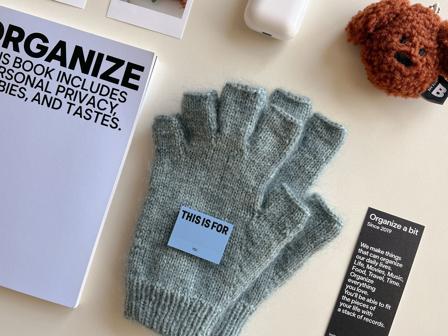 [PDF] Airy Cotton&Mulberry Silk Mohair Fingerless Gloves (ENGLISH)