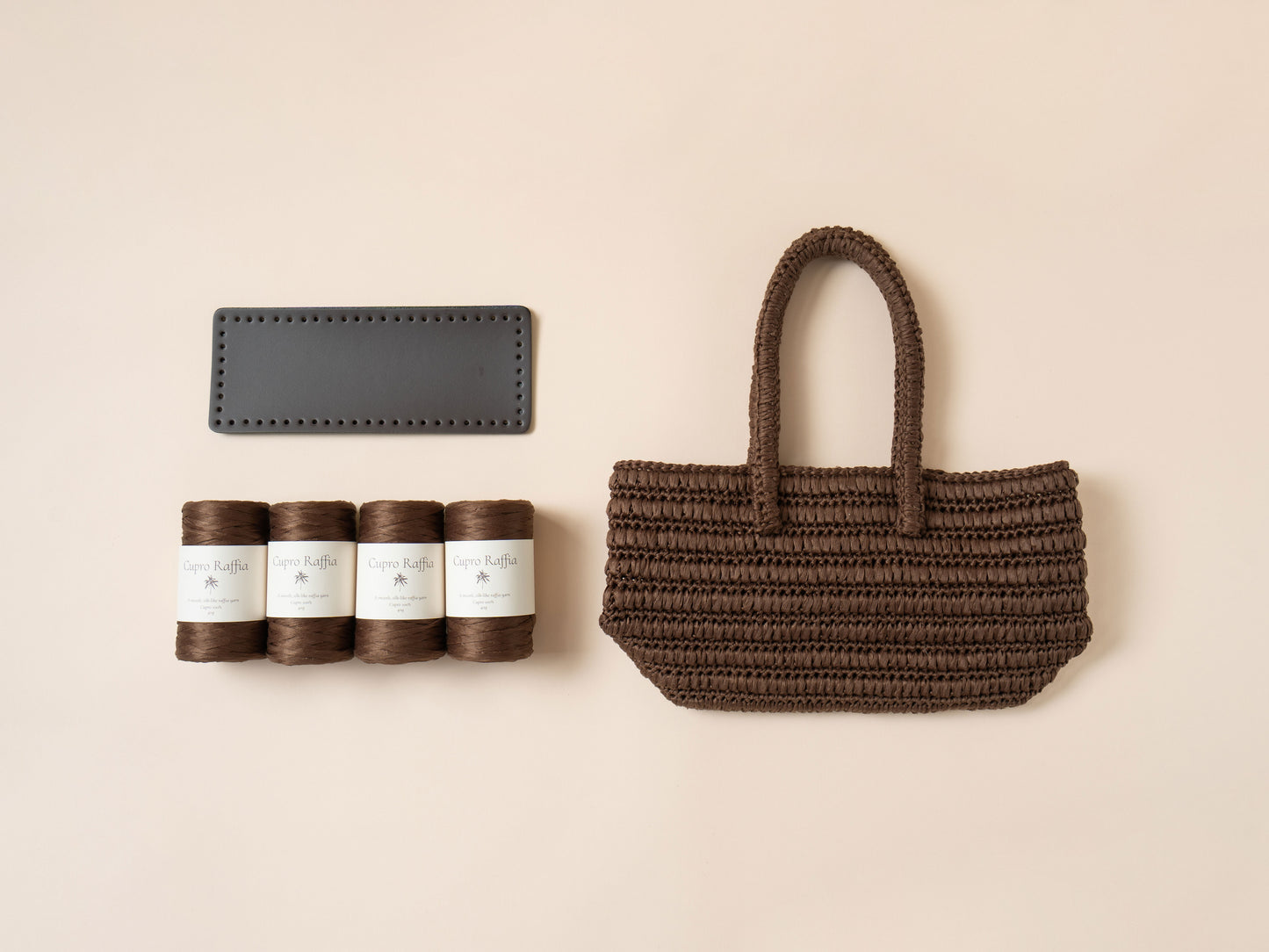 [PDF] Cupro Raffia Woven Tote Bag (ENGLISH)