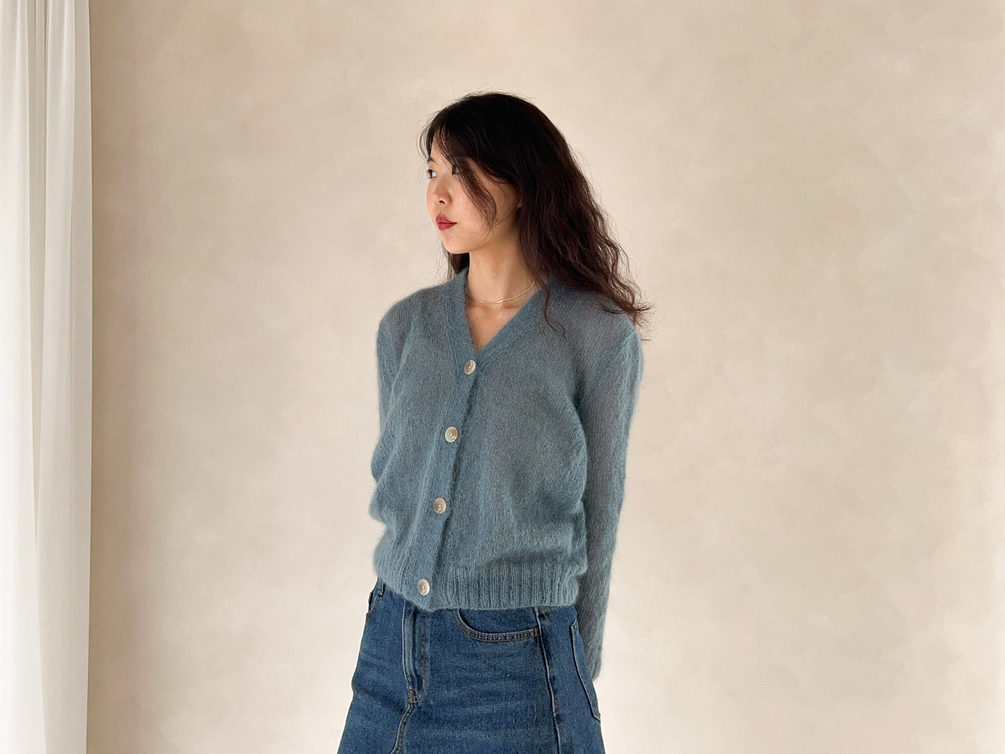 [PDF] Mulberry Silk Mohair Fog Cardigan (ENGLISH)