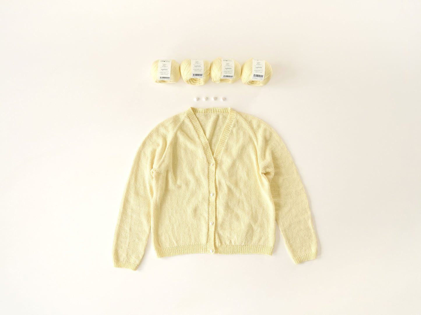 [PDF] Vegetable V-neck Cardigan (ENGLISH)