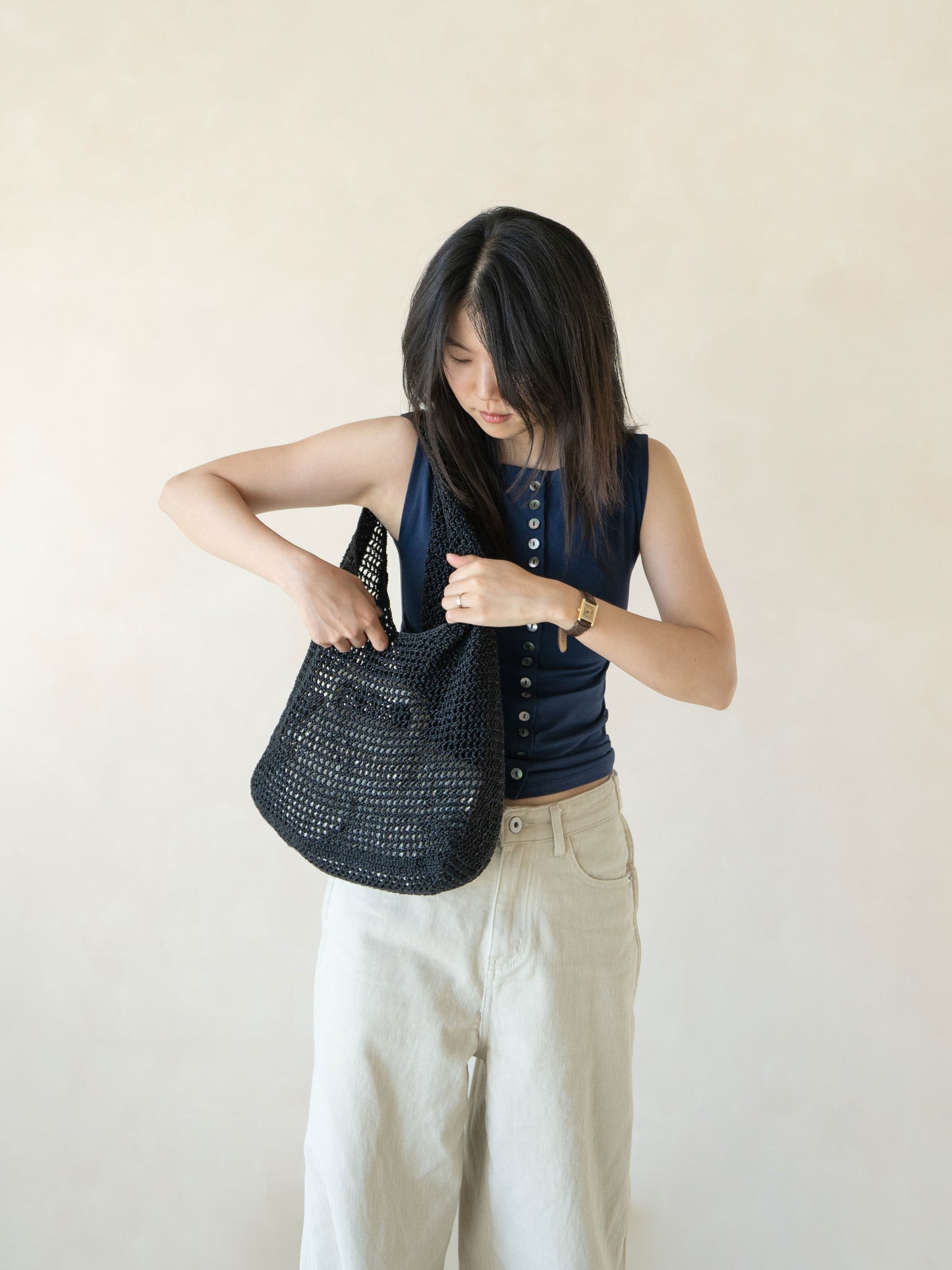 [PDF] Metallic Core Mesh Hobo Bag (Horse Chart Included) (ENGLISH)