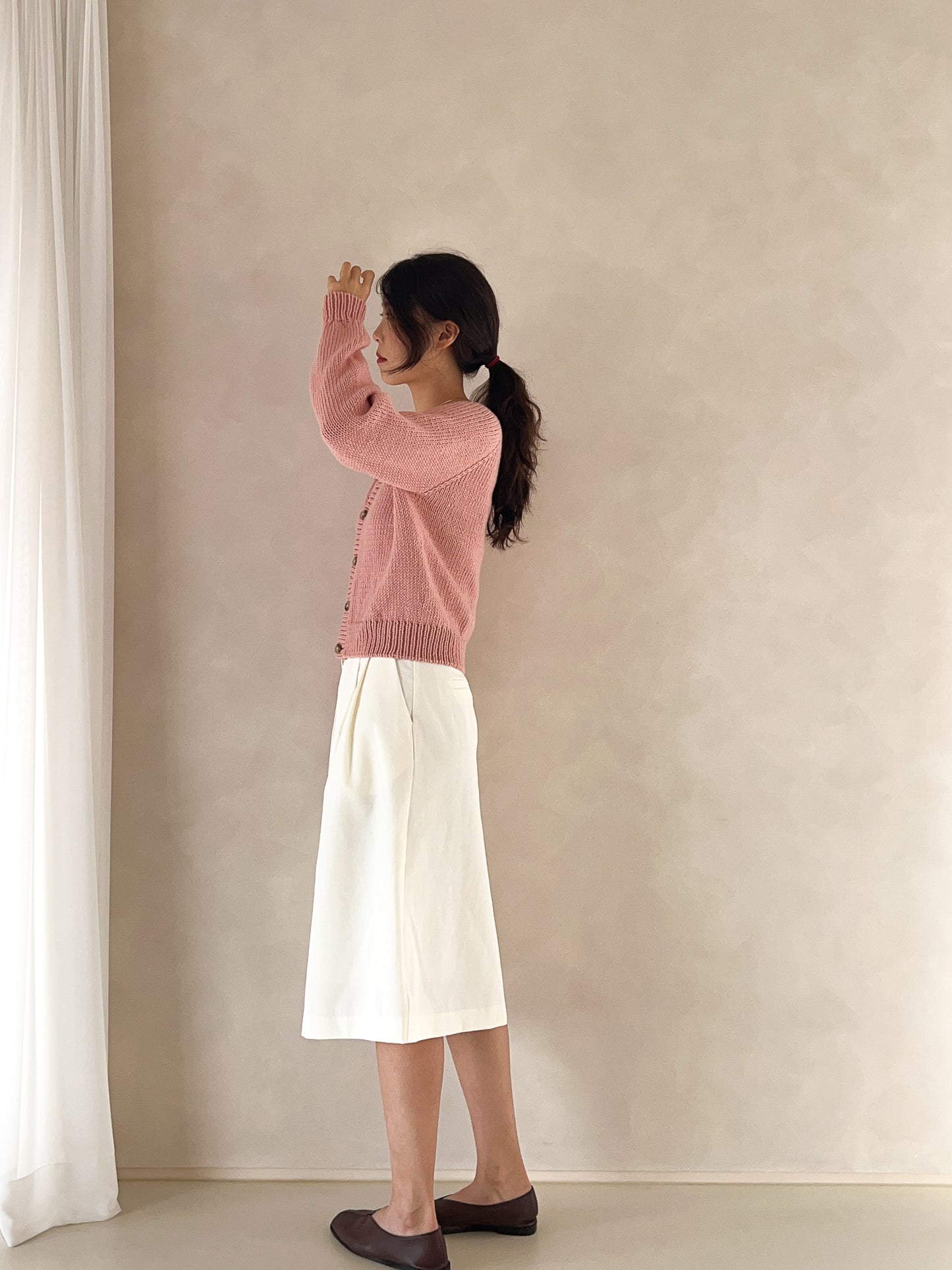 [PDF] Seven Easy Round Neck Top-down Cardigan (ENGLISH)