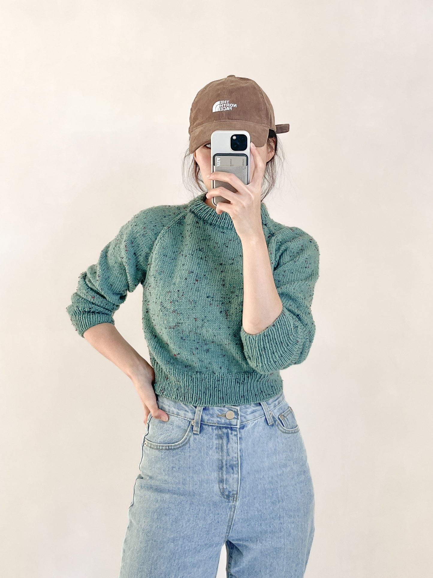 [PDF] Merino Blend DK Tweed Cropped Raglan Sweater (ENGLISH)