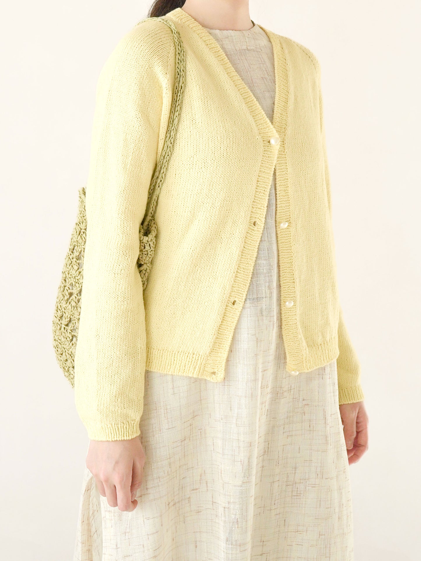 [PDF] Vegetable V-neck Cardigan (ENGLISH)