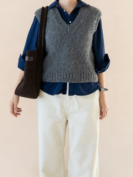 [PDF] Wool-Al-Co Basic V-Neck Vest (ENGLISH)
