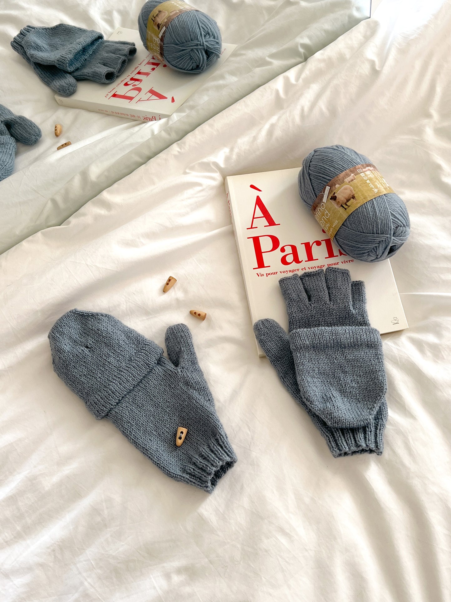 [PDF] Merino Blend Beanie Gloves (ENGLISH)