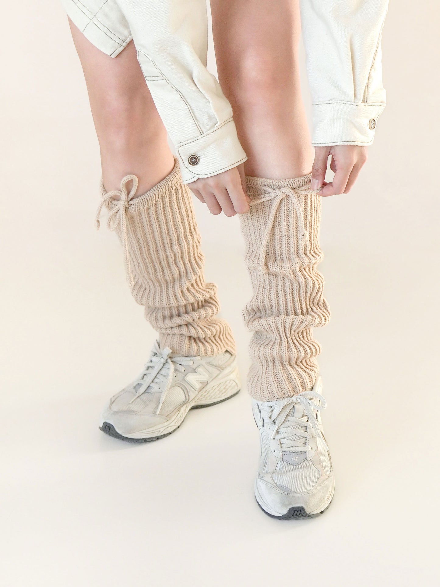 [PDF] Airy Cotton Brioche Leg Warmers (ENGLISH)