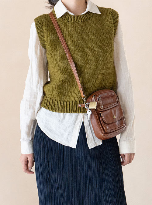 [PDF] New Teddywool Top-down Round-neck Vest (ENGLISH)