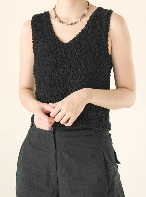 [PDF] Cotton Slub Summer V-neck Sleeveless (ENGLISH)