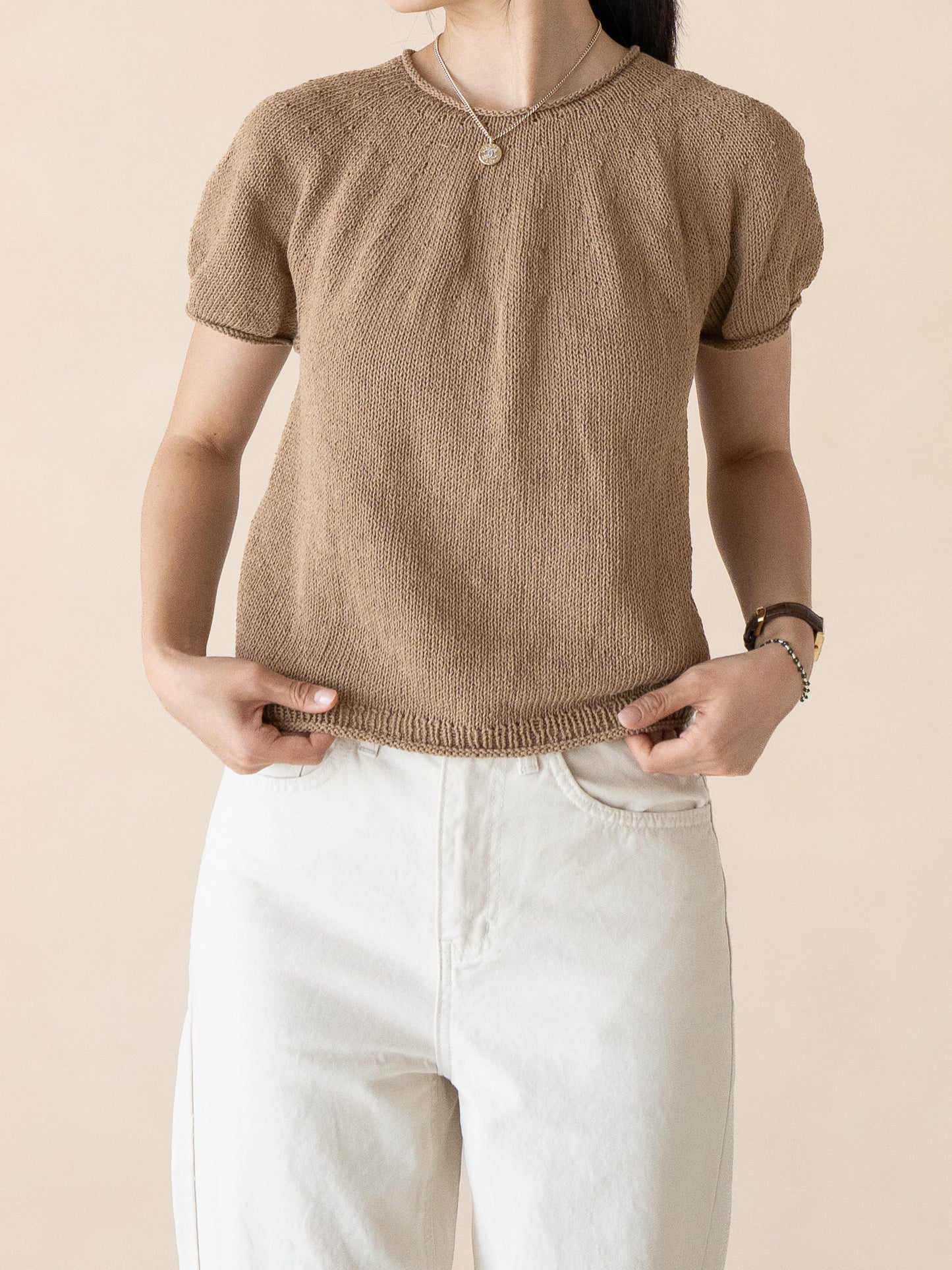 [PDF] Arclinen Walnut Top-Down Tee (ENGLISH)