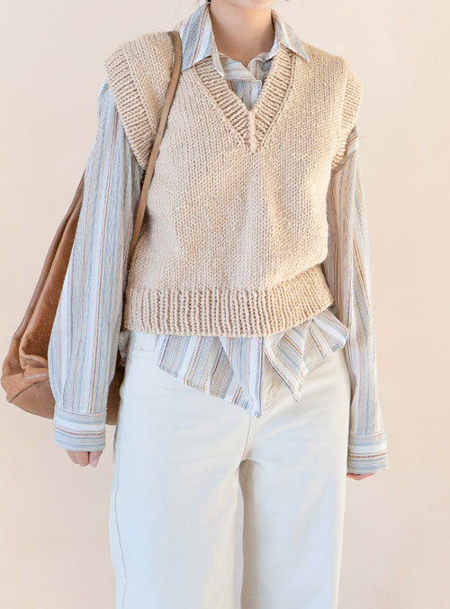 [PDF] New Teddywool Kitsch V-neck Vest (ENGLISH)