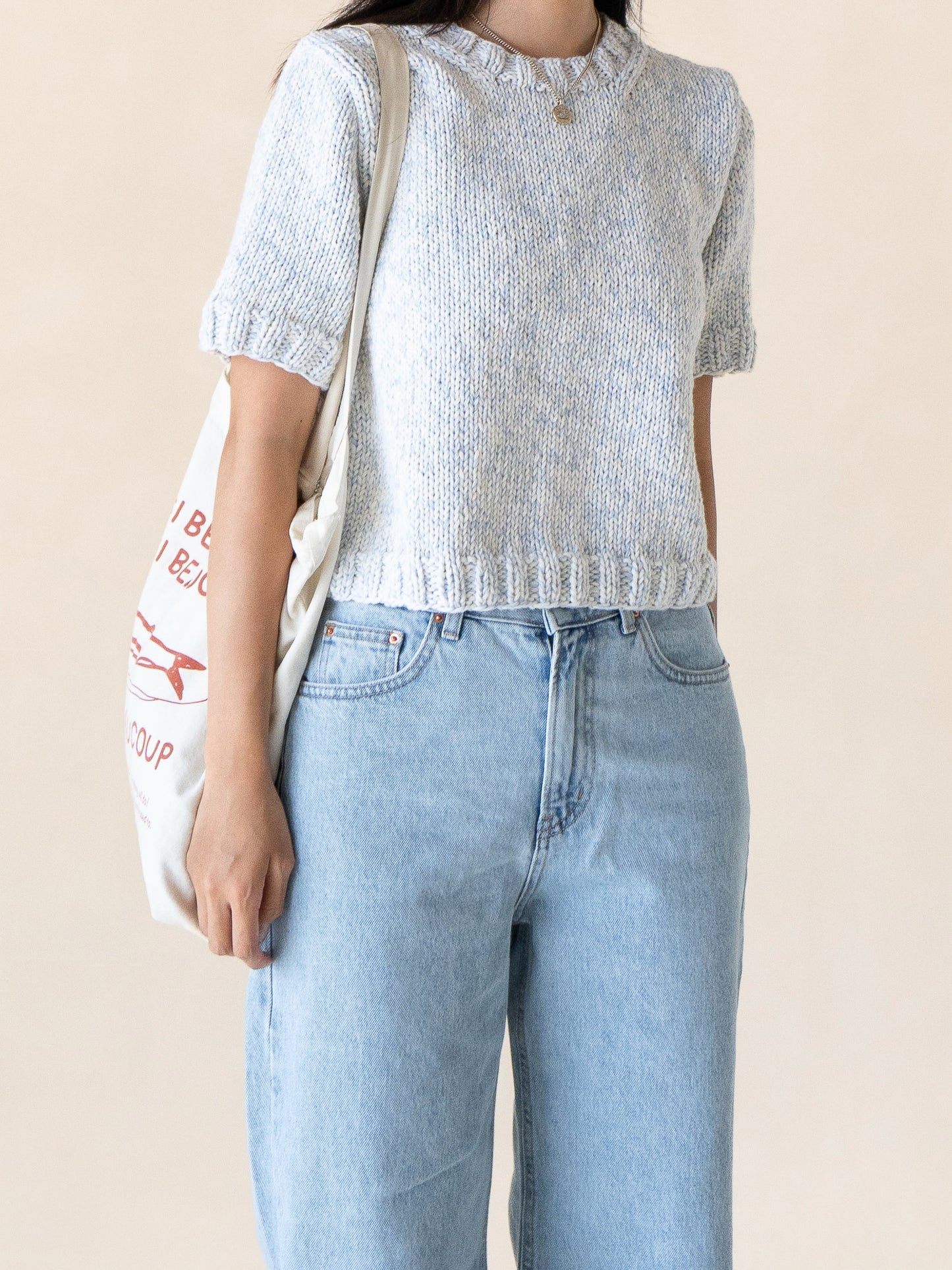 [PDF] Pebble Wool Cotton Basic Bottom-Up Sweater (ENGLISH)