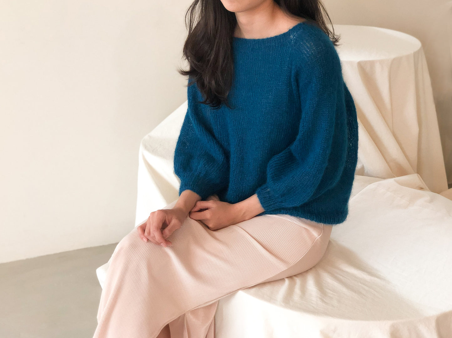 [PDF] Satin Alpaca Mohair Balloon Top-down (ENGLISH)