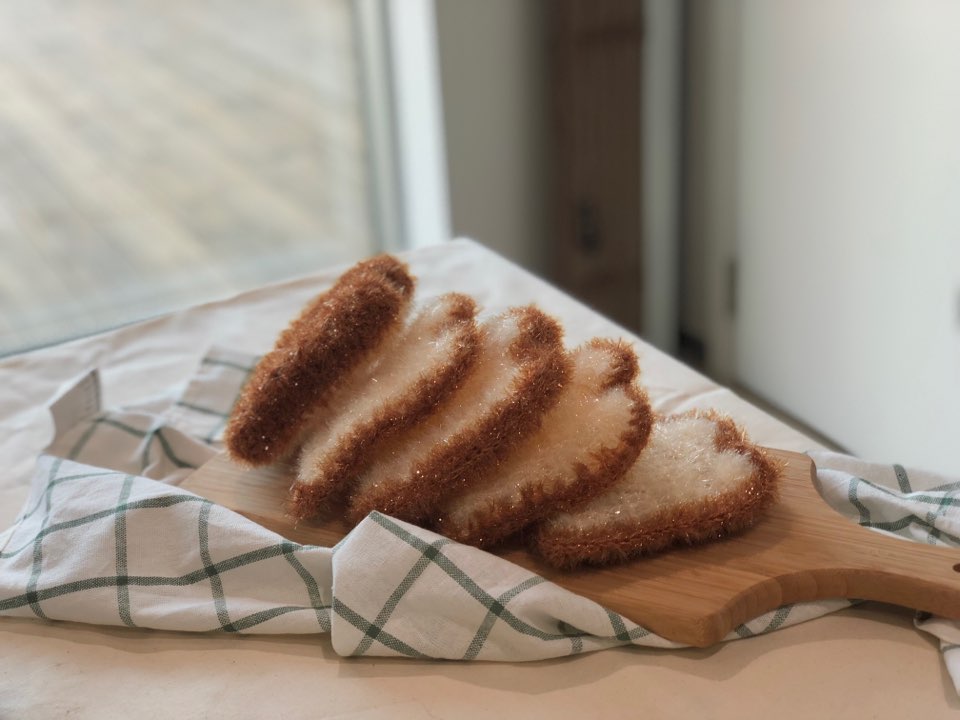 [PDF 도안] 하이버블 식빵 수세미 (KOREAN)