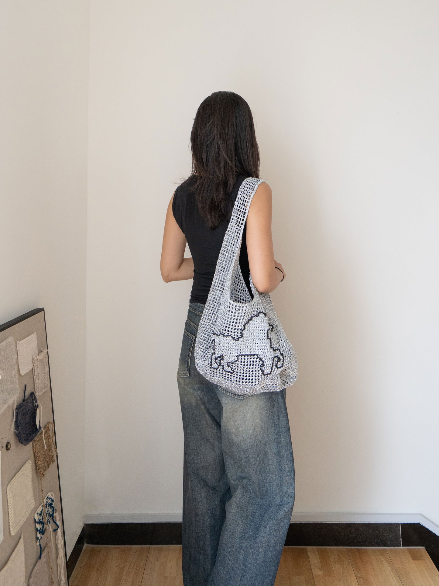 [PDF] Metallic Core Mesh Hobo Bag (Horse Chart Included) (ENGLISH)