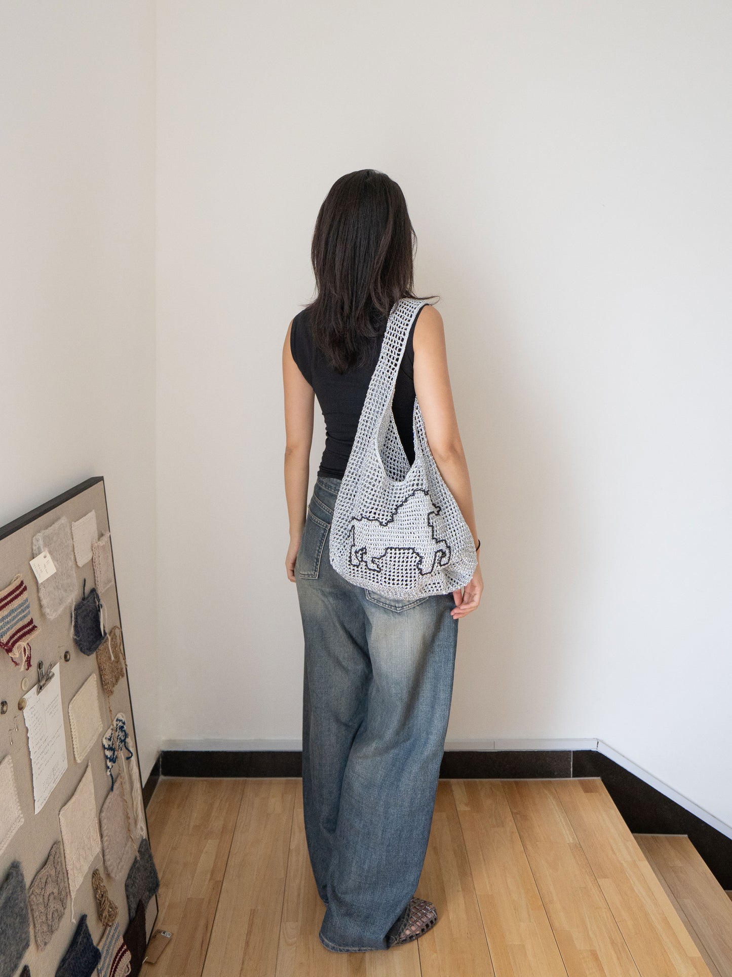 [PDF] Metallic Core Mesh Hobo Bag (Horse Chart Included) (ENGLISH)
