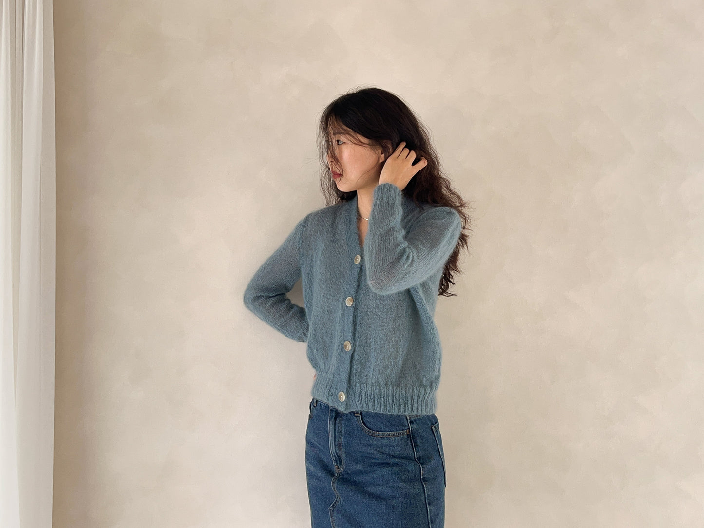 [PDF] Mulberry Silk Mohair Fog Cardigan (ENGLISH)