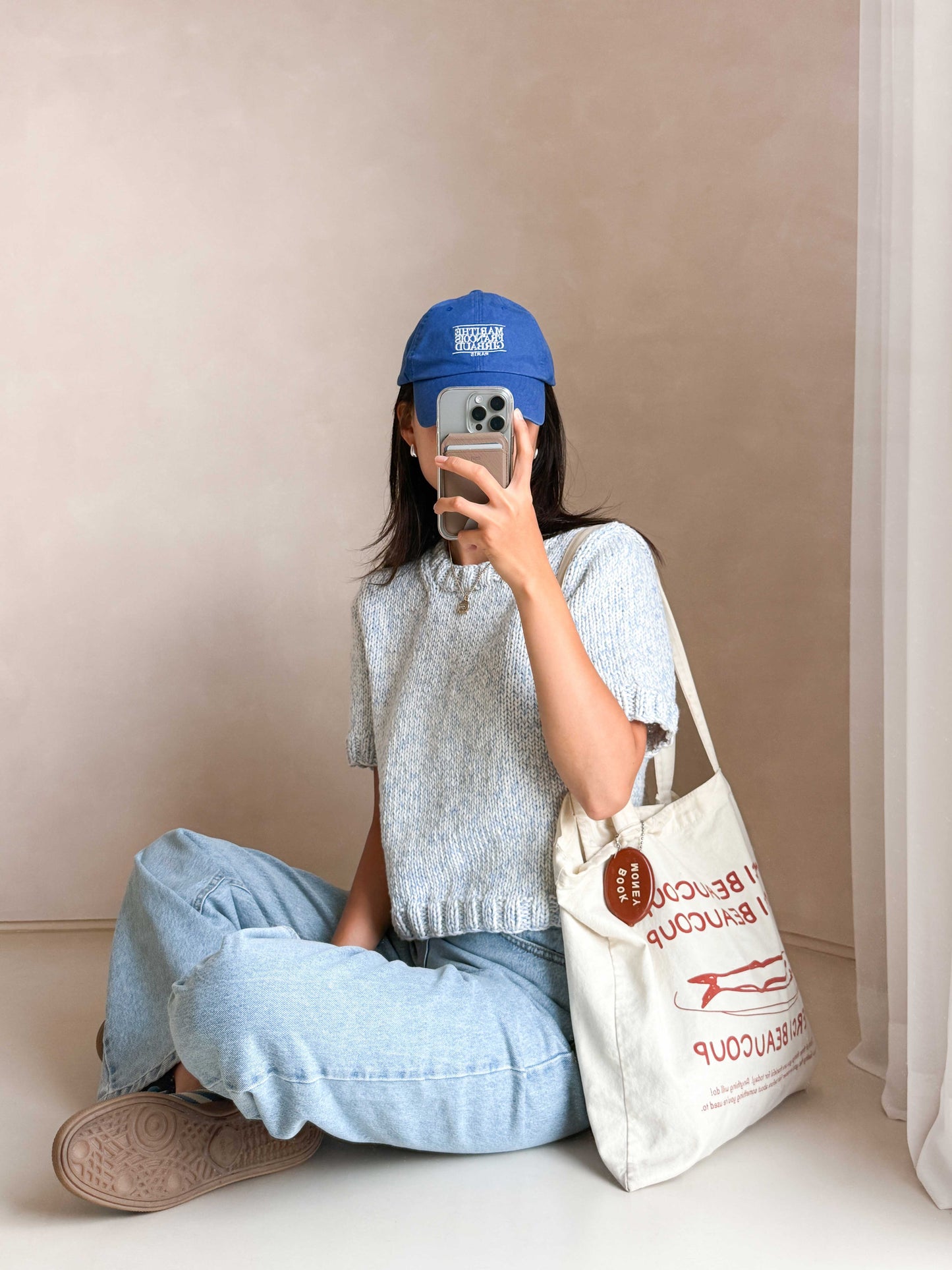 [PDF 도안] 페블울코튼 바텀업 베이직 반팔 니트 (KOREAN)