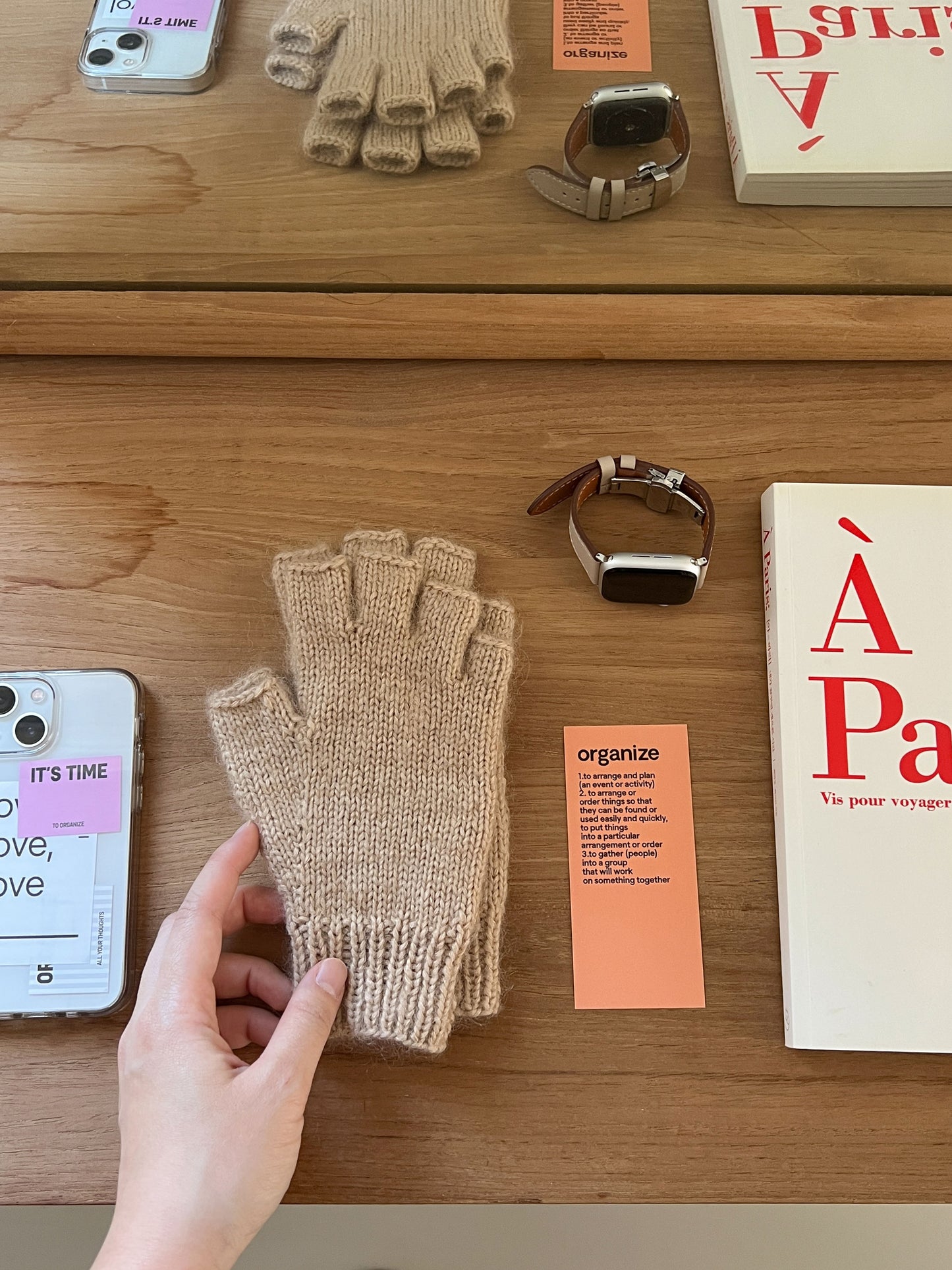 [PDF] Airy Cotton&Mulberry Silk Mohair Fingerless Gloves (ENGLISH)