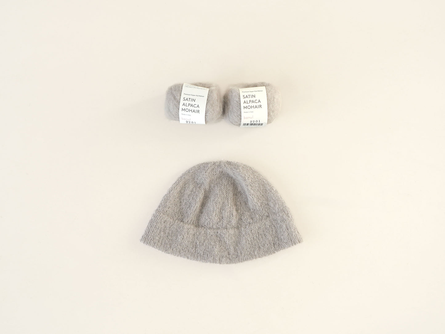 [PDF] Satin Alpaca Mohair Short Beanie  (ENGLISH)