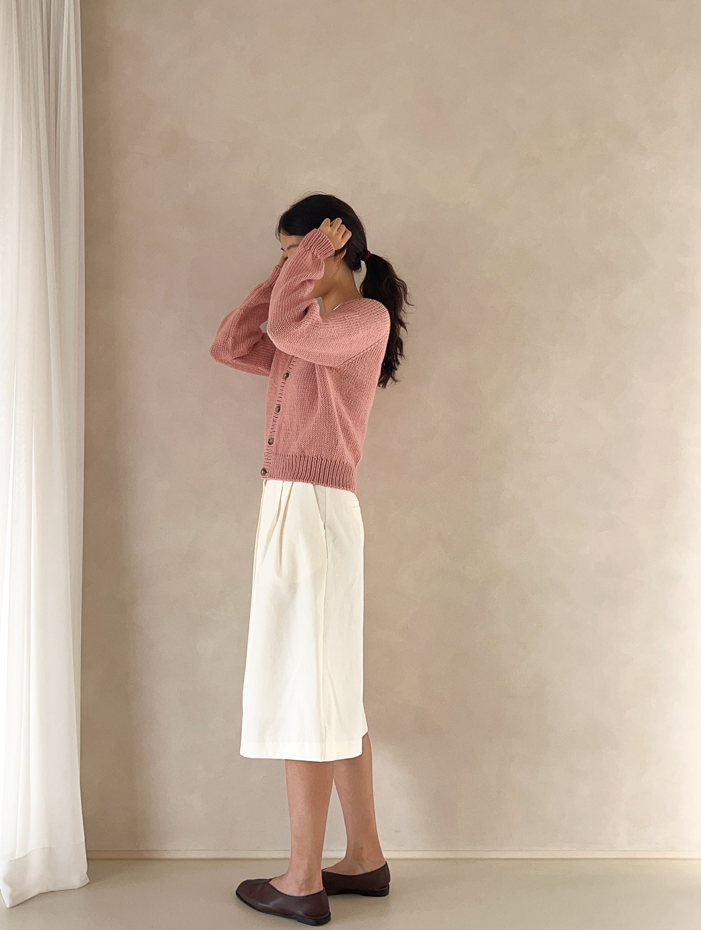 [PDF] Seven Easy Round Neck Top-down Cardigan (ENGLISH)
