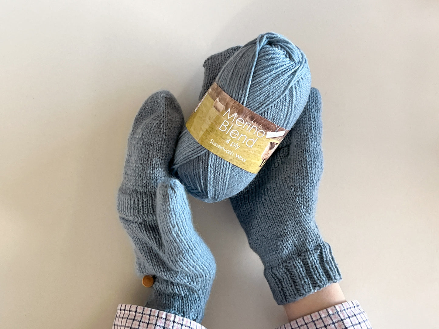[PDF] Merino Blend Beanie Gloves (ENGLISH)