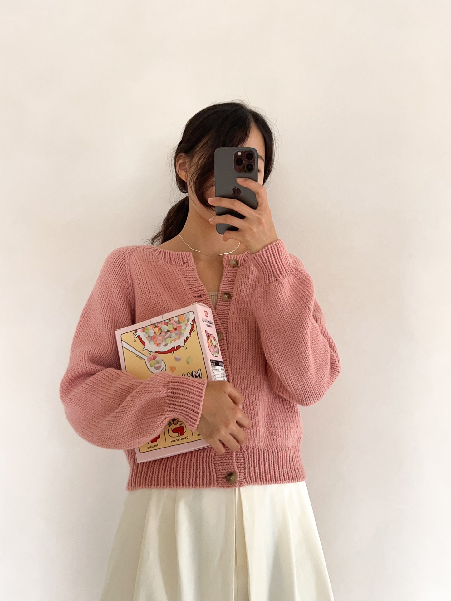 [PDF] Seven Easy Round Neck Top-down Cardigan (ENGLISH)