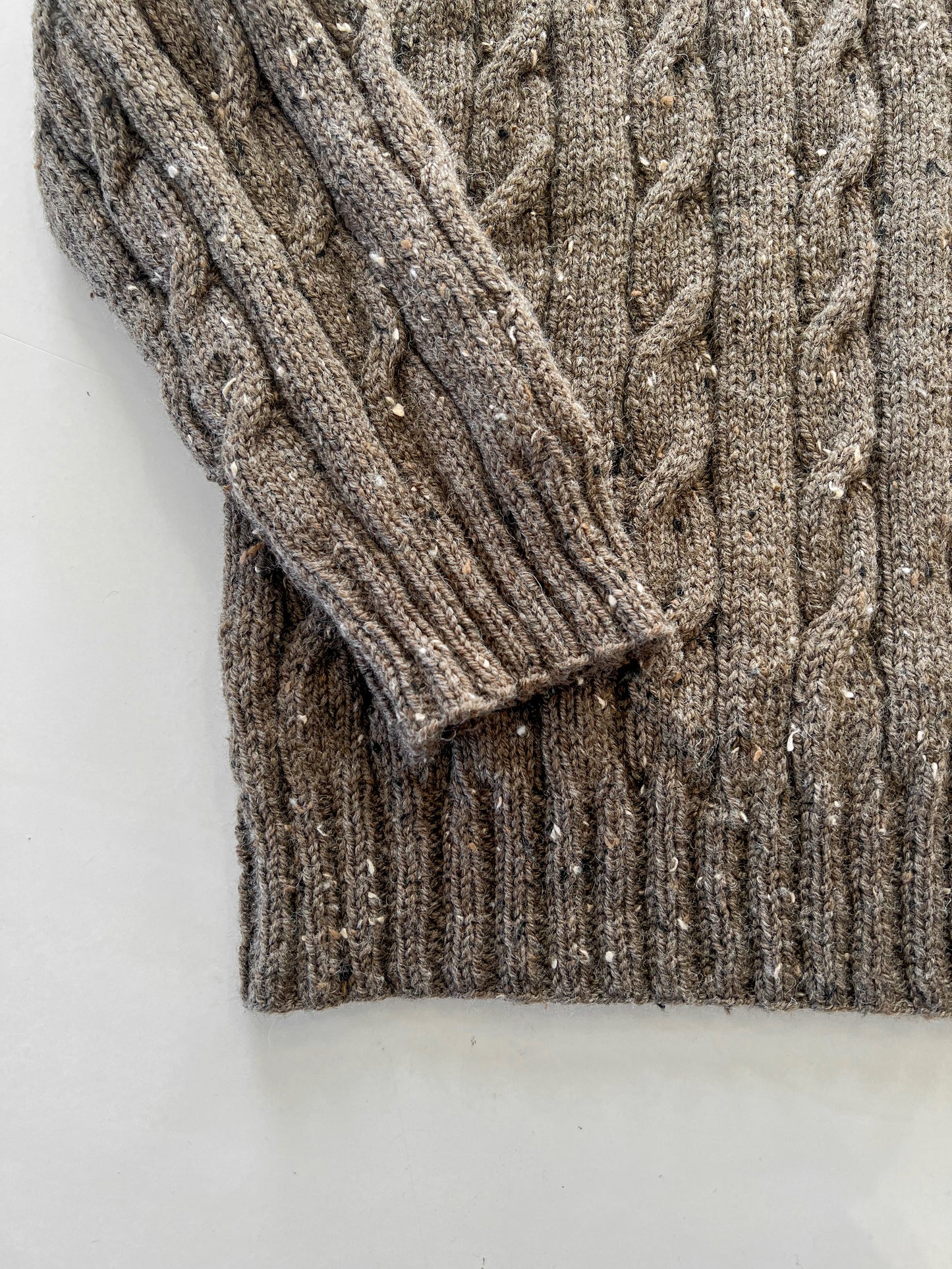 [PDF] Fashion Aran Cable Half-zip Sweater (ENGLISH)