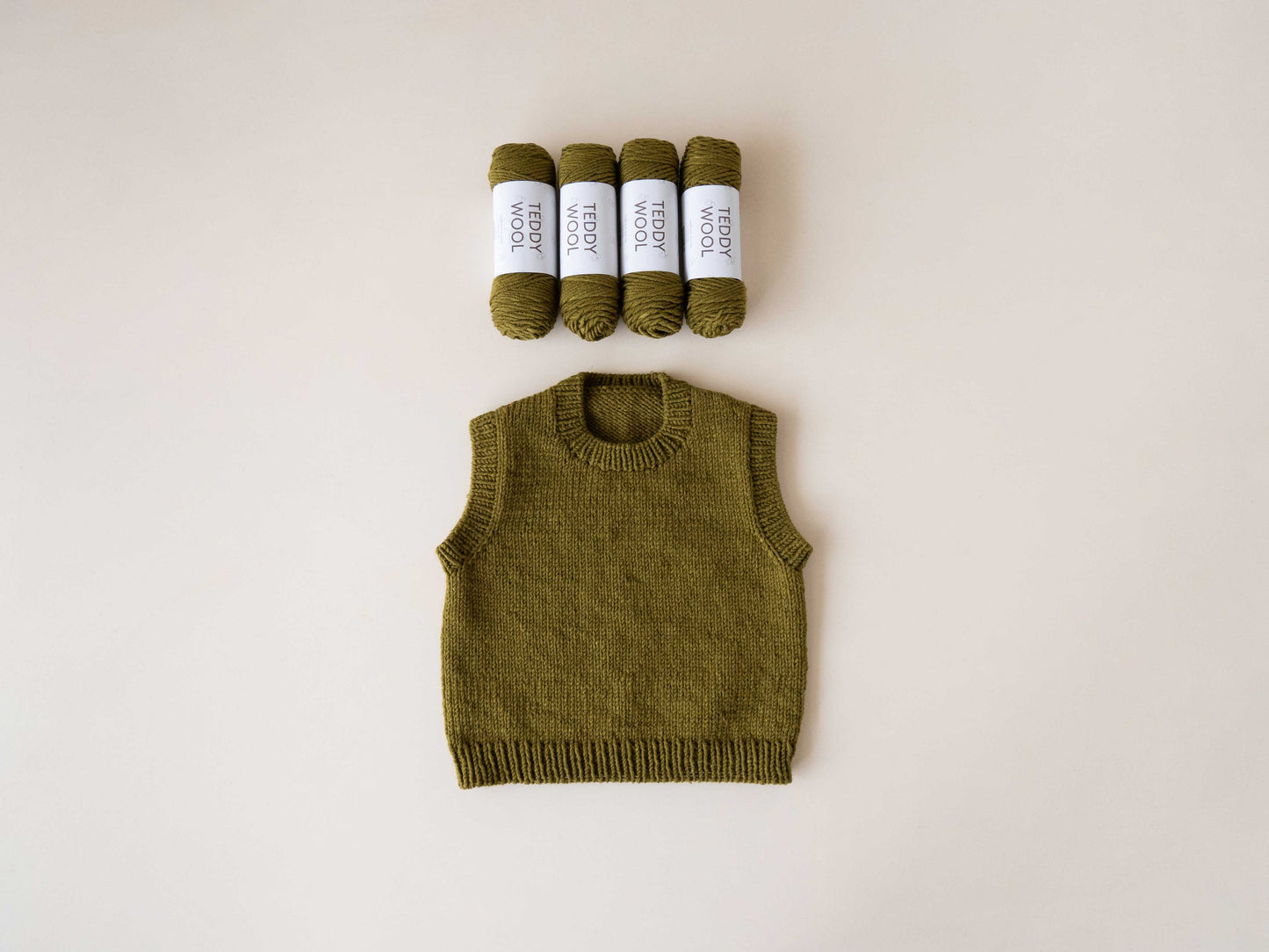 [PDF] New Teddywool Top-down Round-neck Vest (ENGLISH)