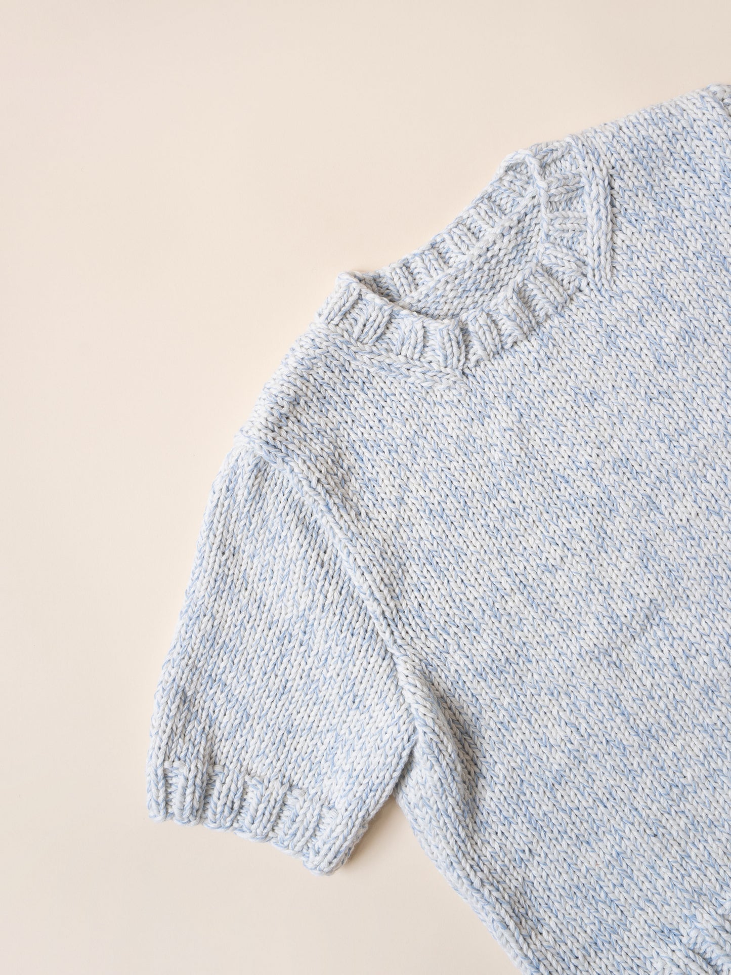 [PDF] Pebble Wool Cotton Basic Bottom-Up Sweater (ENGLISH)