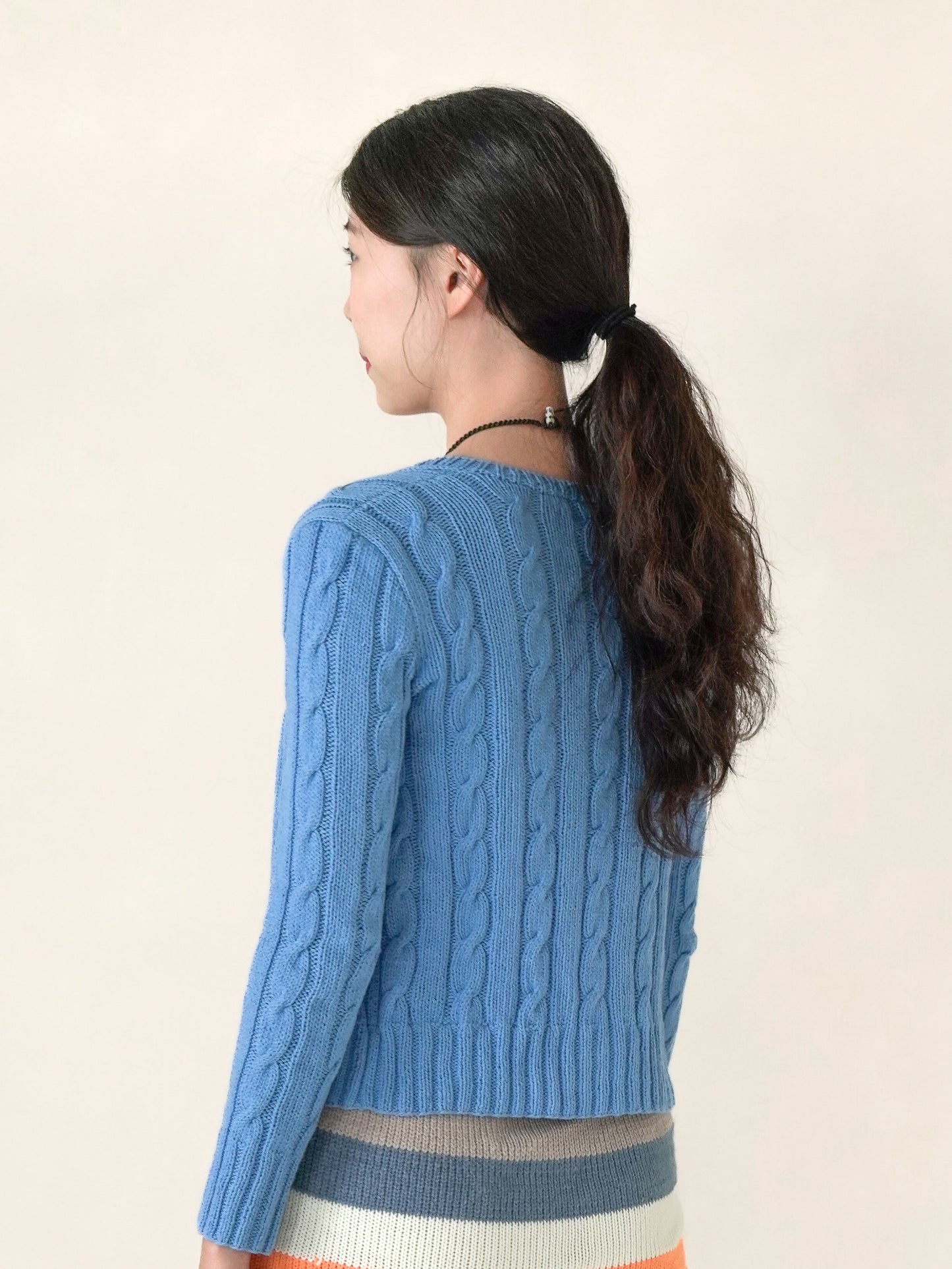[PDF] Vegetable Cable Bottom-up Cardigan (ENGLISH)