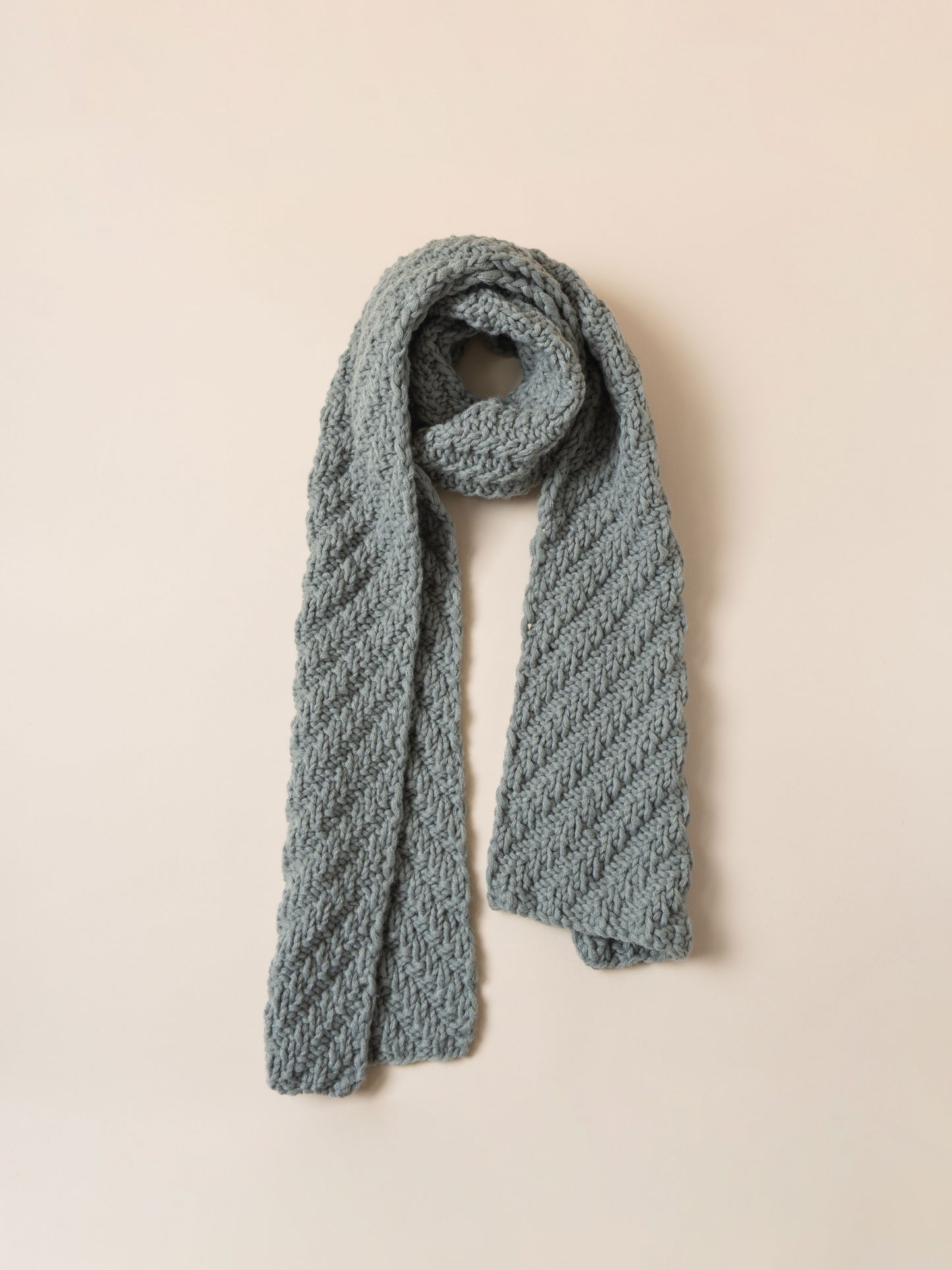 [PDF 도안] 테디울30 헤링본 목도리 (KOREAN)